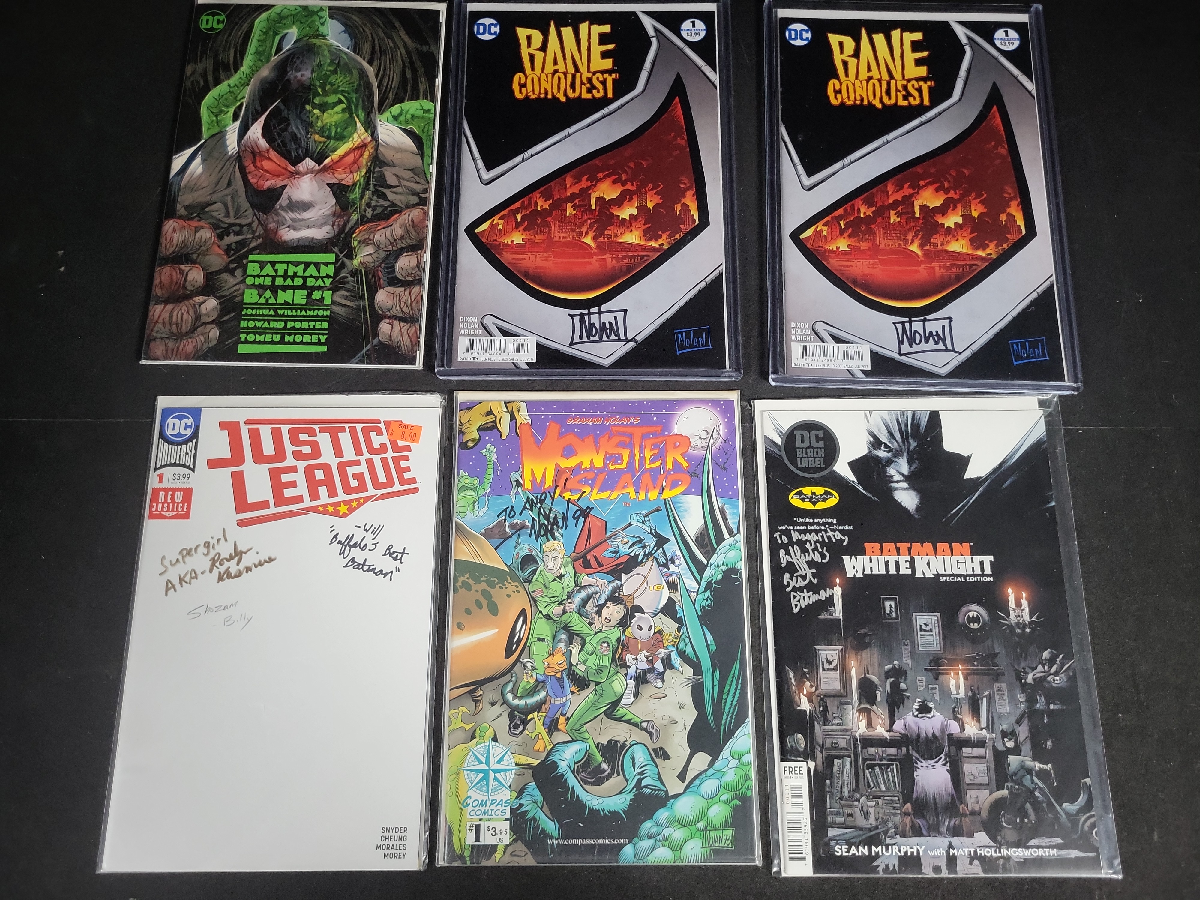 I04585 | Signed Batman and Bane Comic Collection
