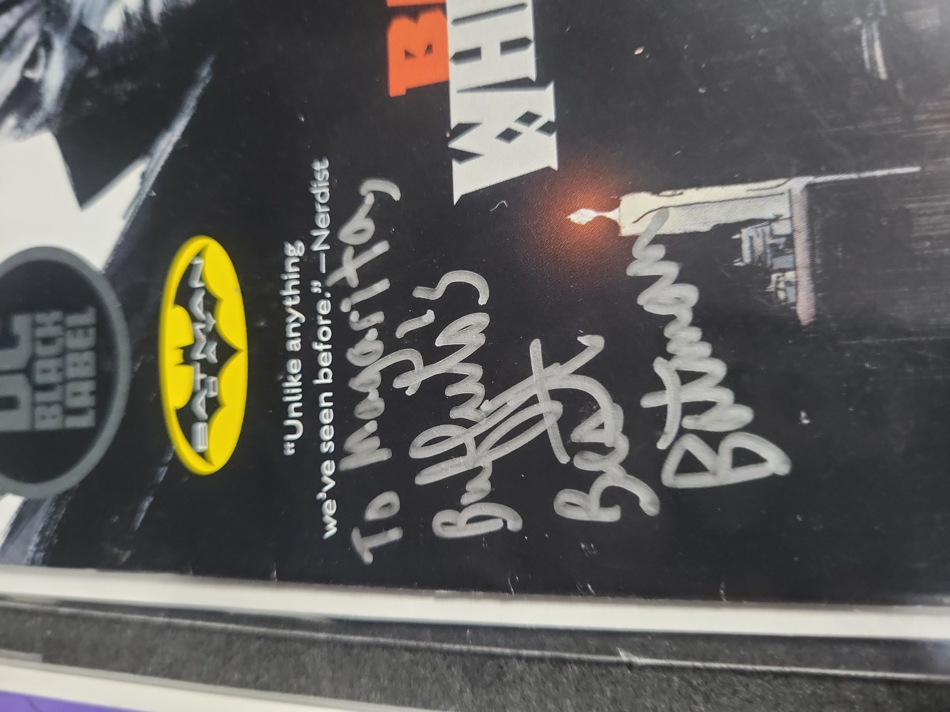 I04585 | Signed Batman and Bane Comic Collection