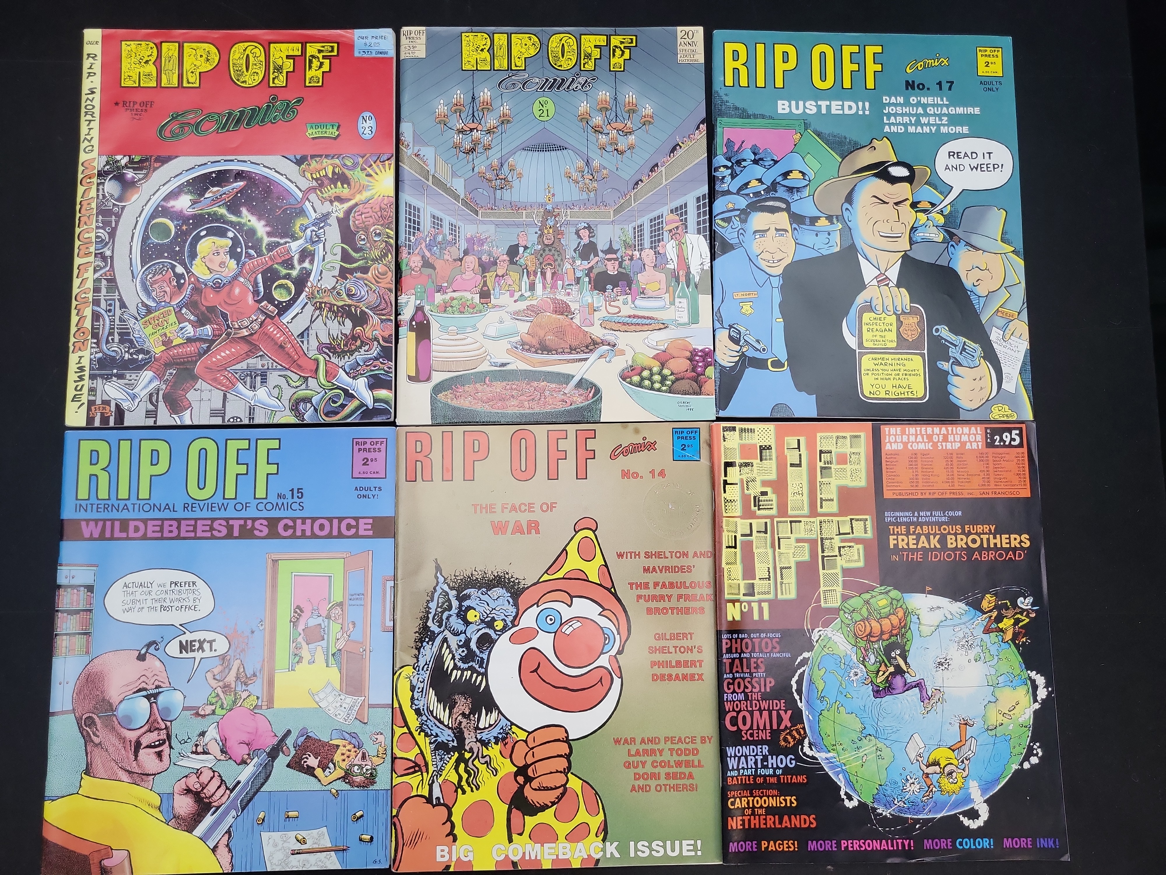 I03970 | A Collection of Rip Off Comix Magazines