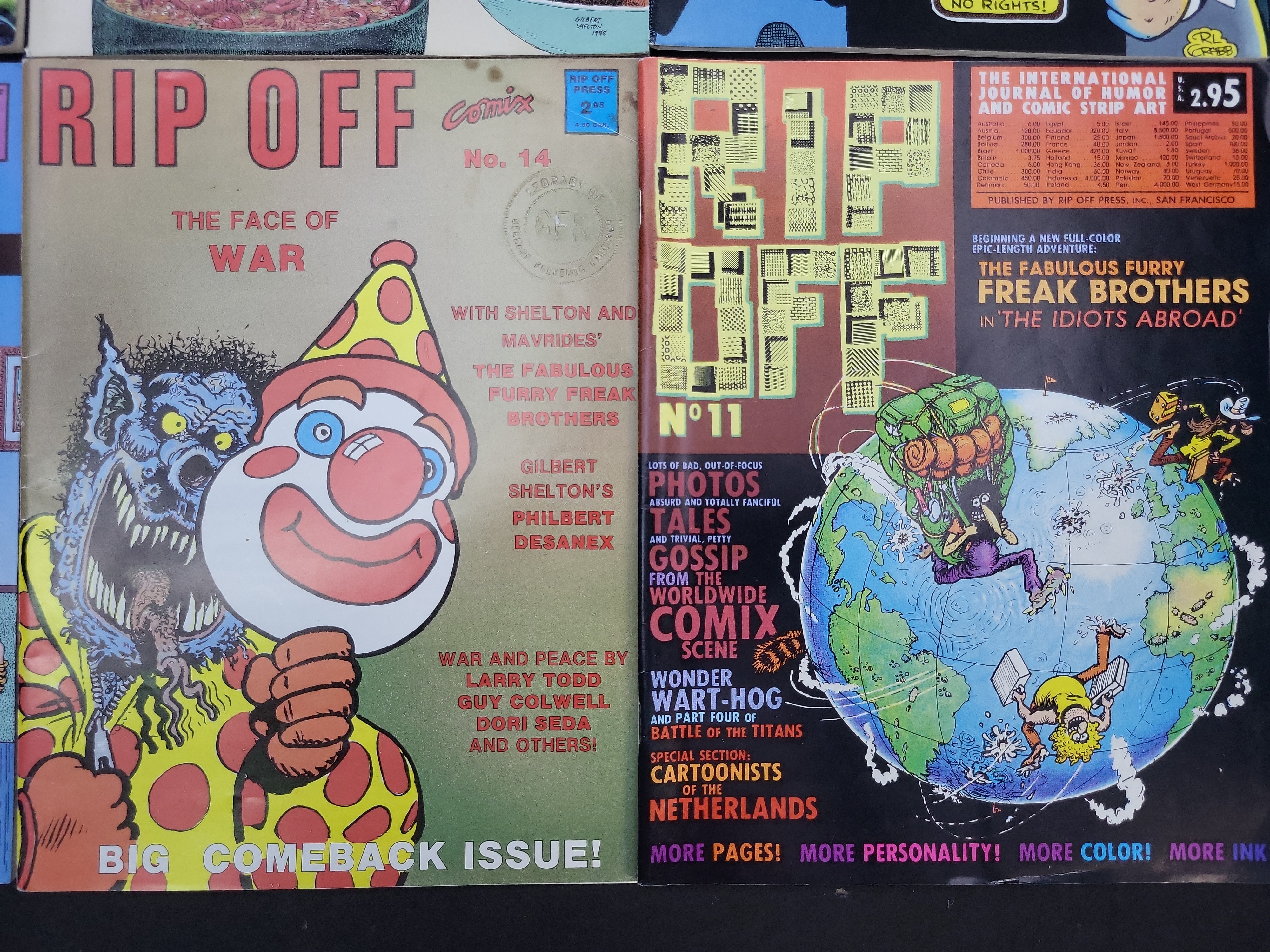 I03970 | A Collection of Rip Off Comix Magazines