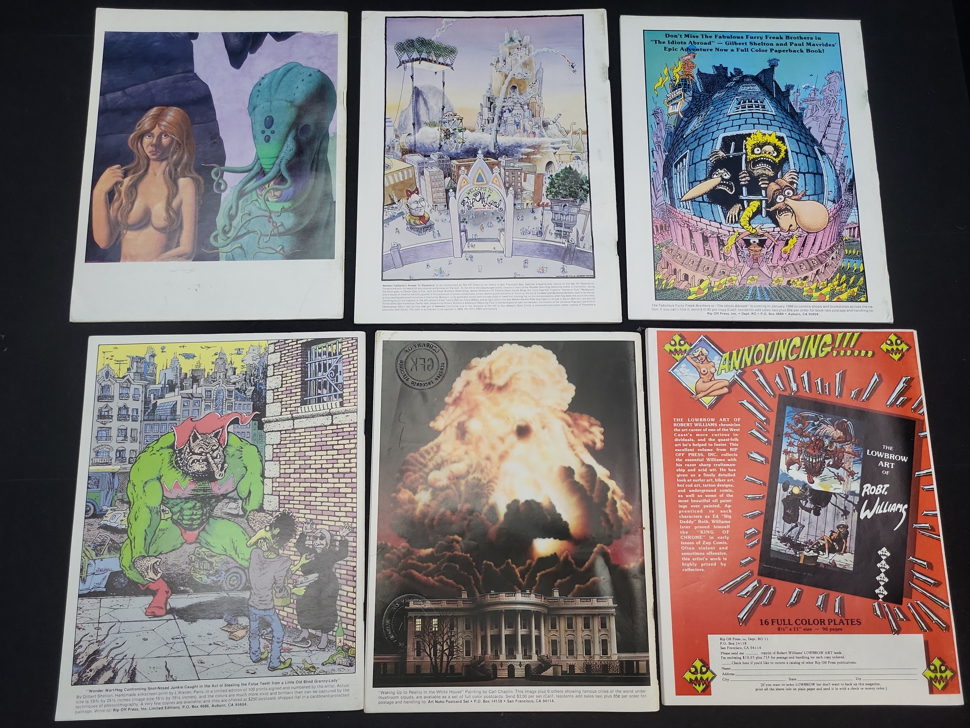 I03970 | A Collection of Rip Off Comix Magazines