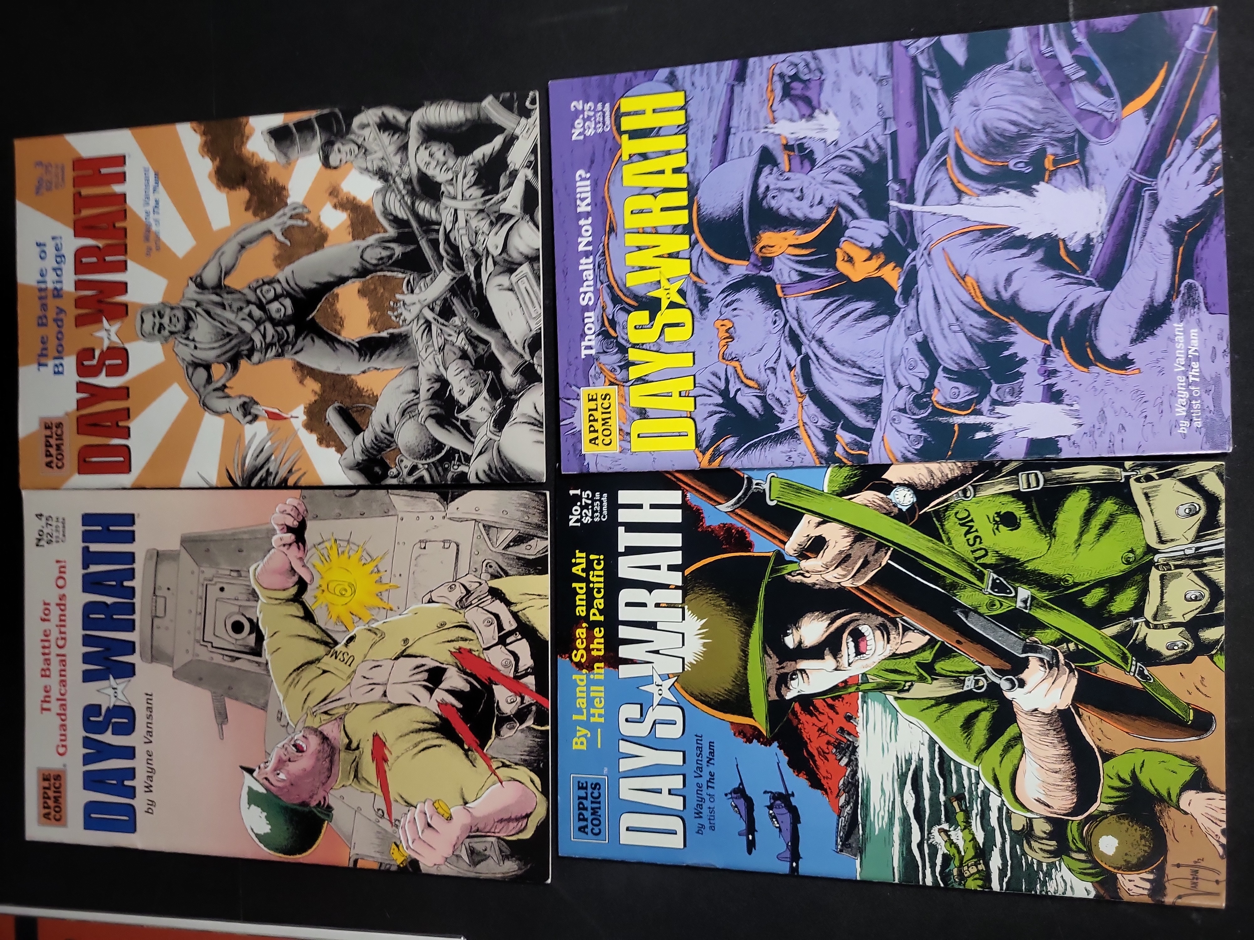 I04552 | A Collection of 17 Military-Themed Comic Books