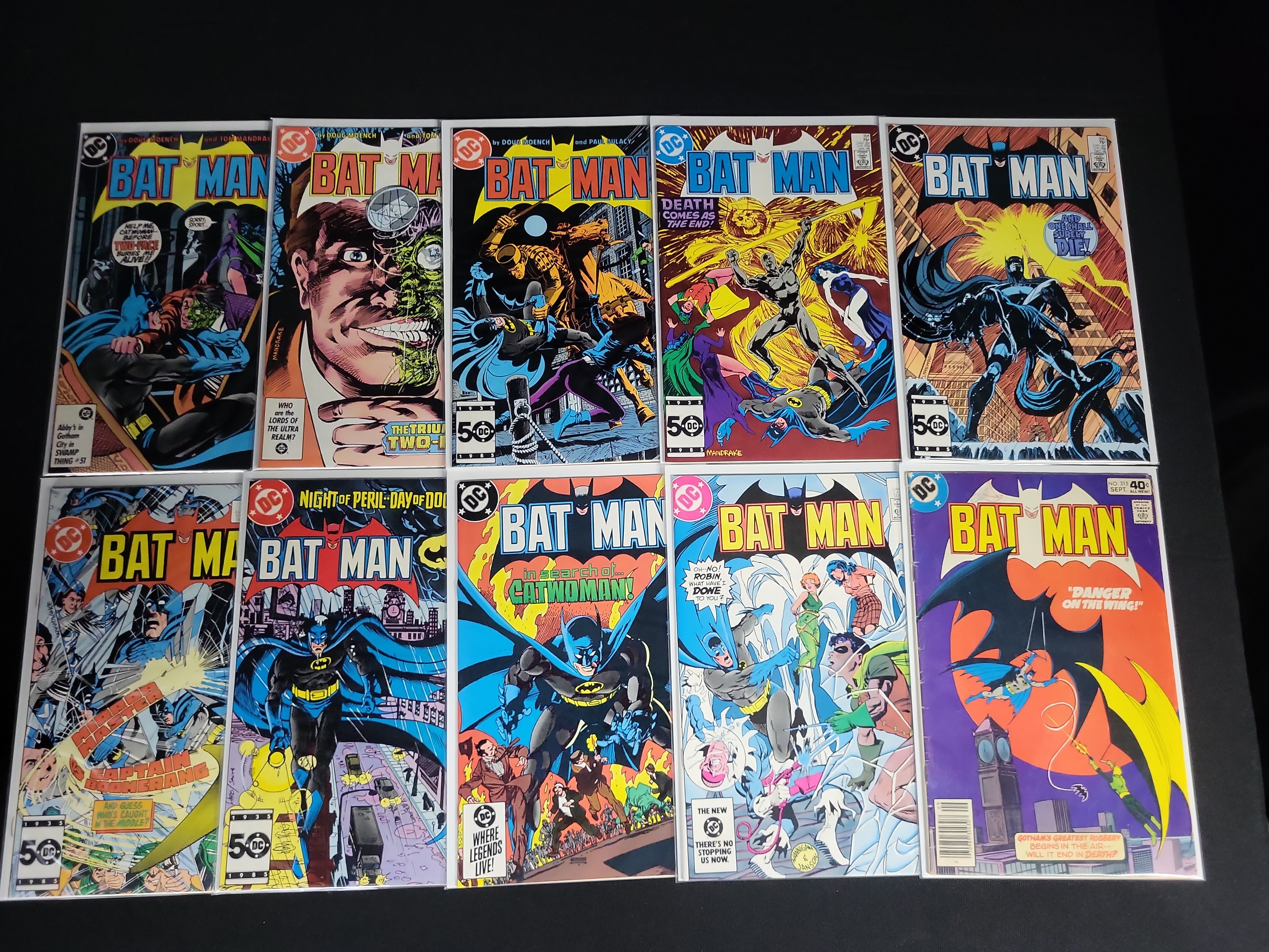 I04805 | Ten DC Batman Comic Books