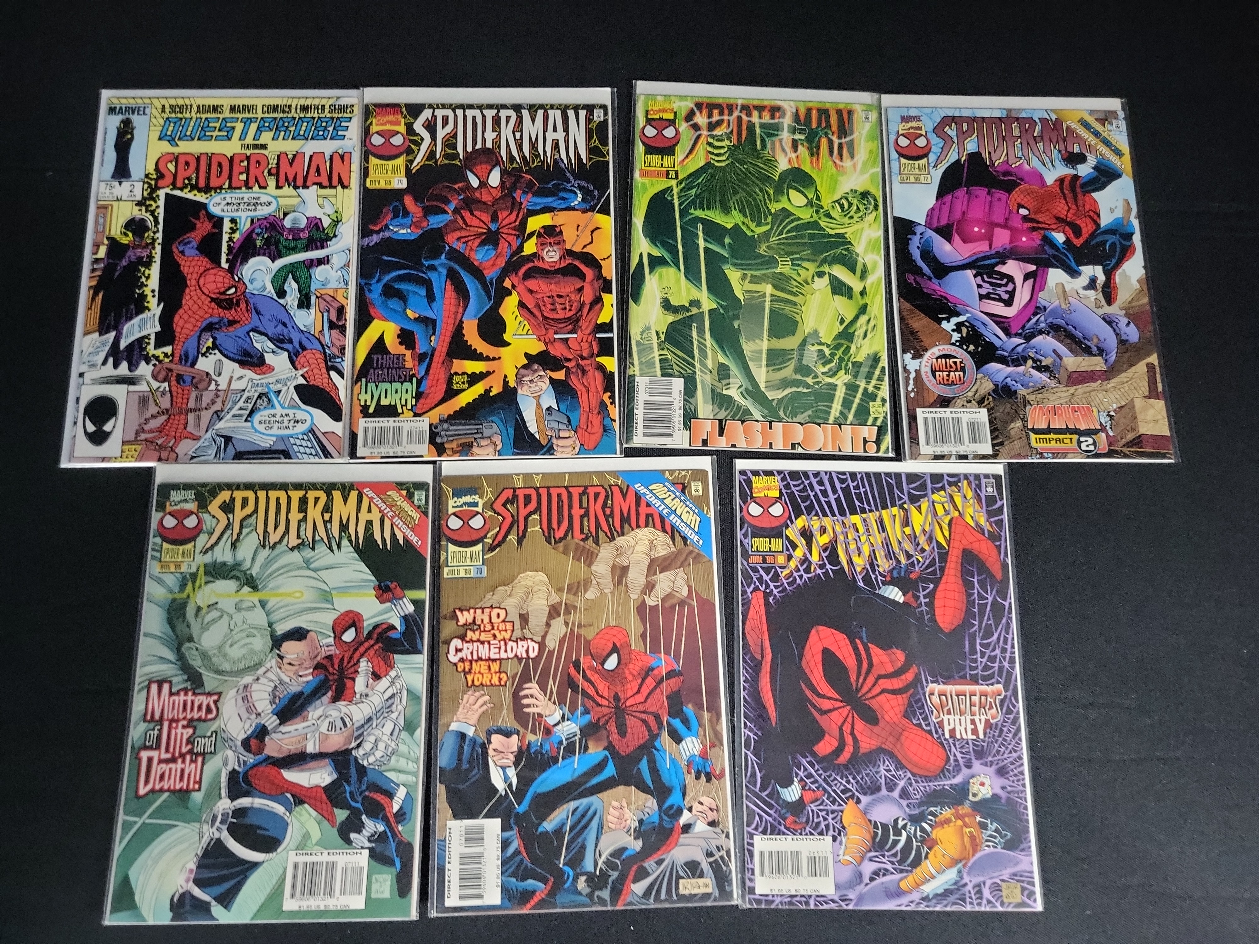 I04798 | Twenty-One Marvel Spider-Man Comic Books