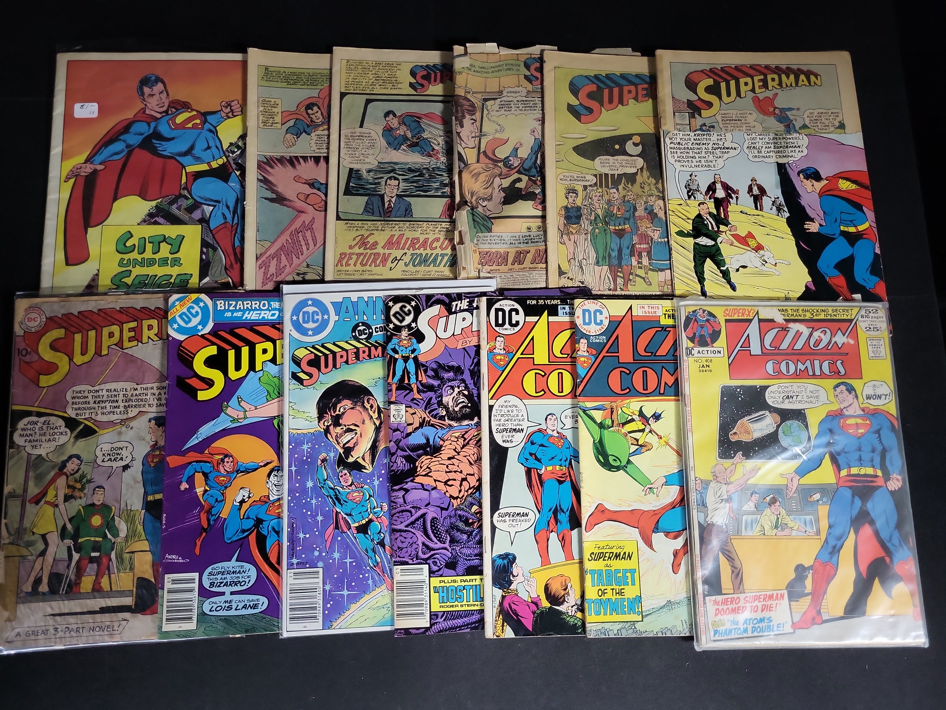 I04529 | Thirteen Superman and Action Comics Collection