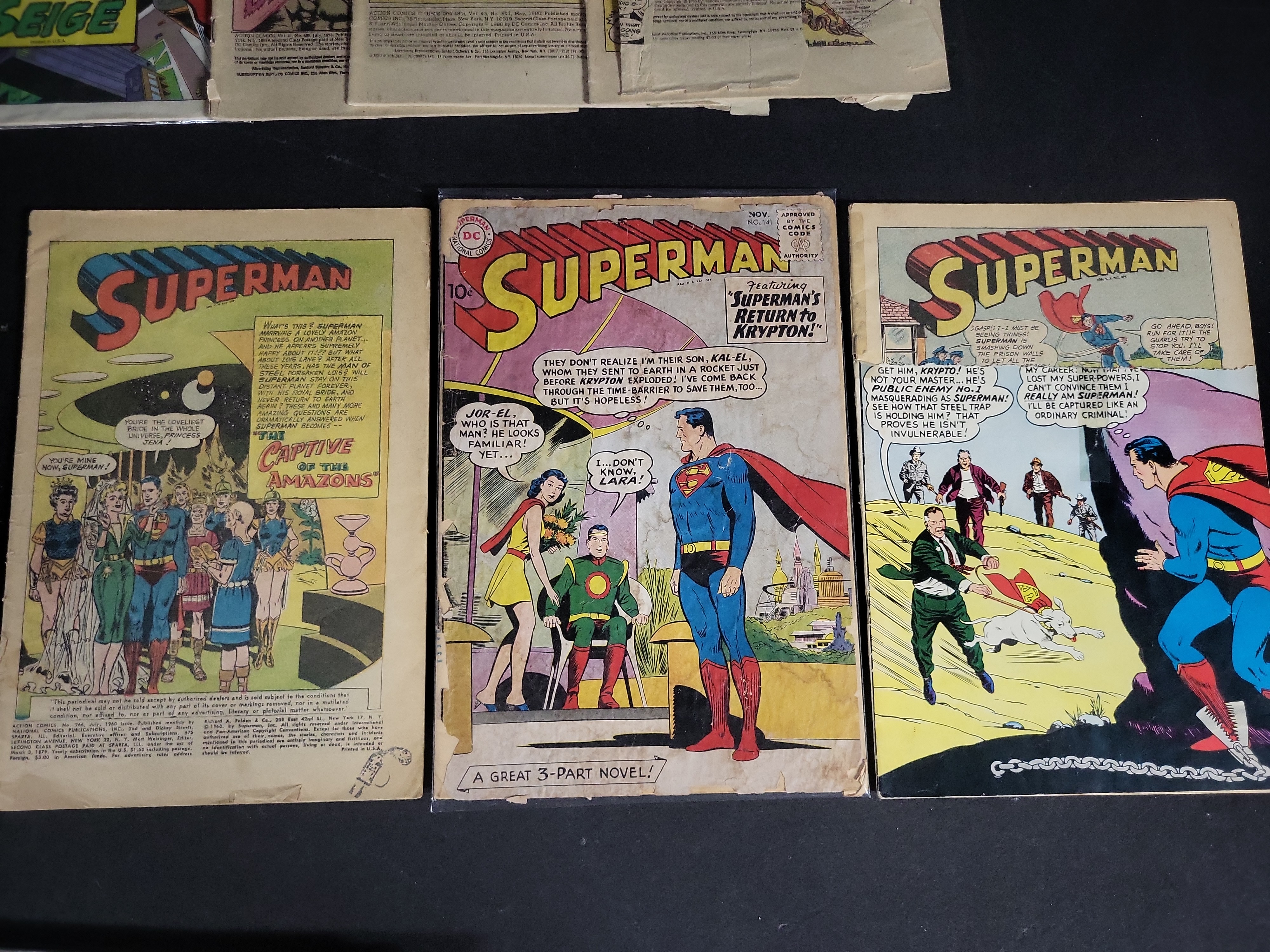 I04529 | Thirteen Superman and Action Comics Collection