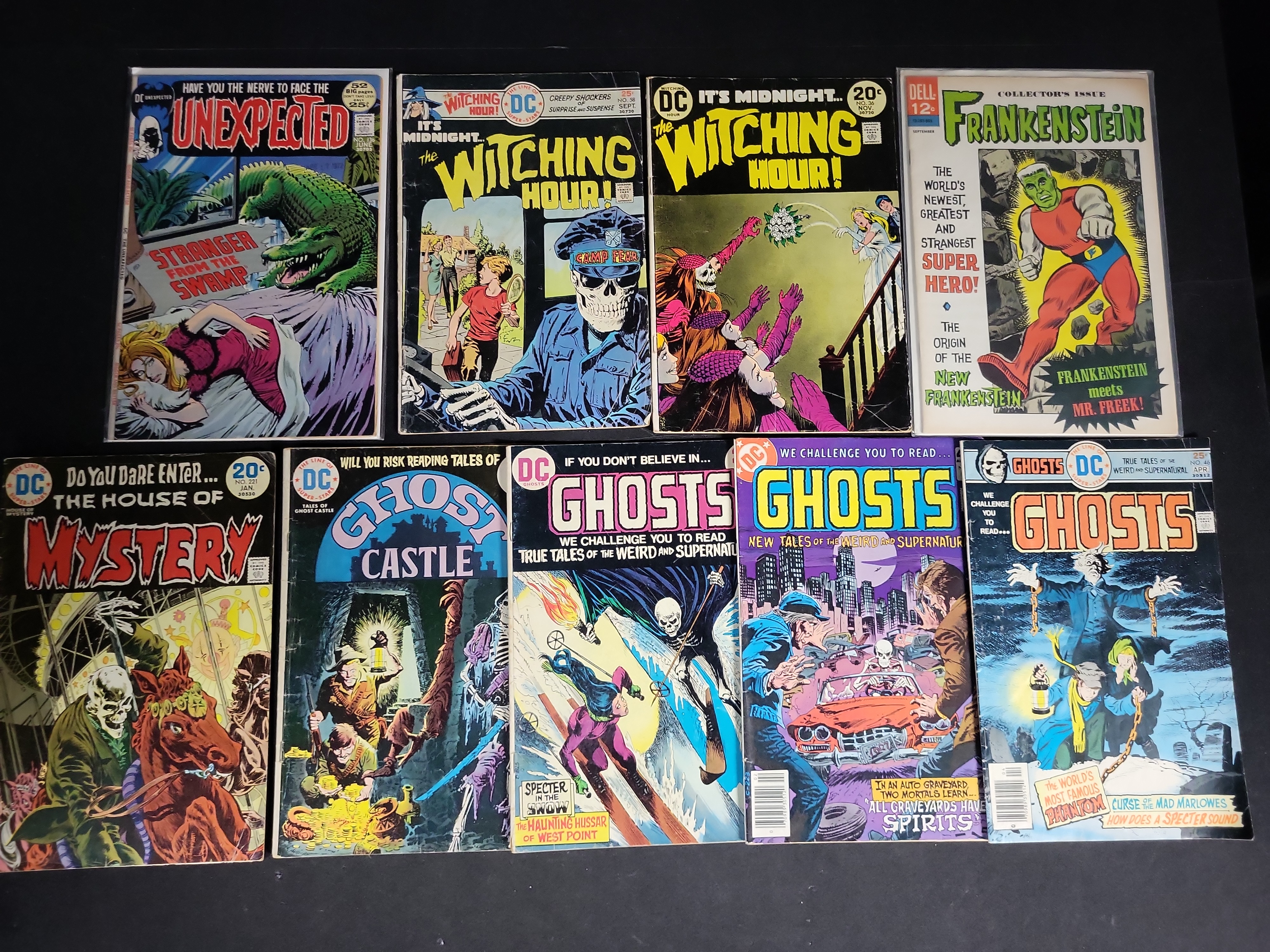 I04504 | Nine Bronze Age Horror Comic Books