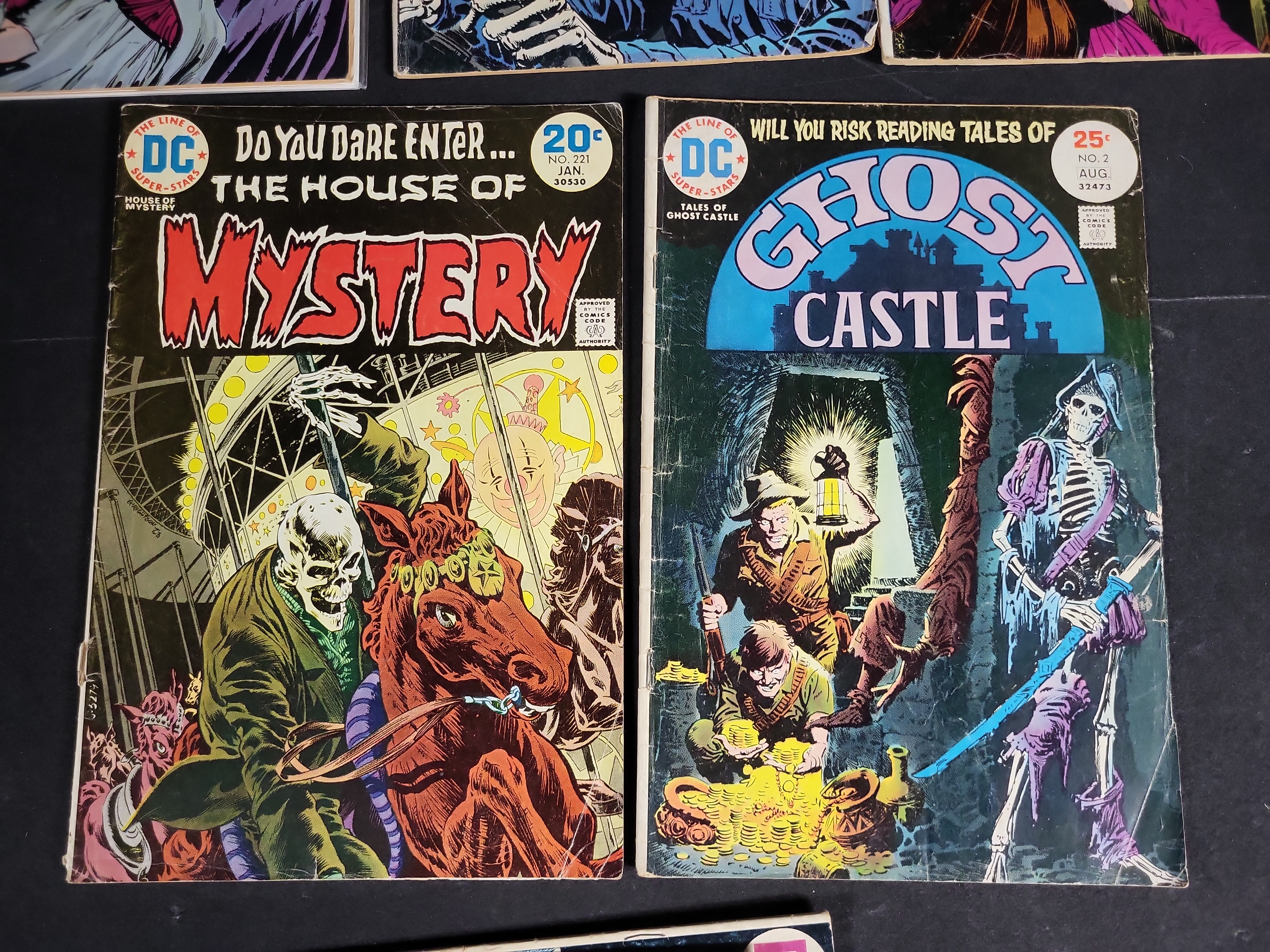 I04504 | Nine Bronze Age Horror Comic Books