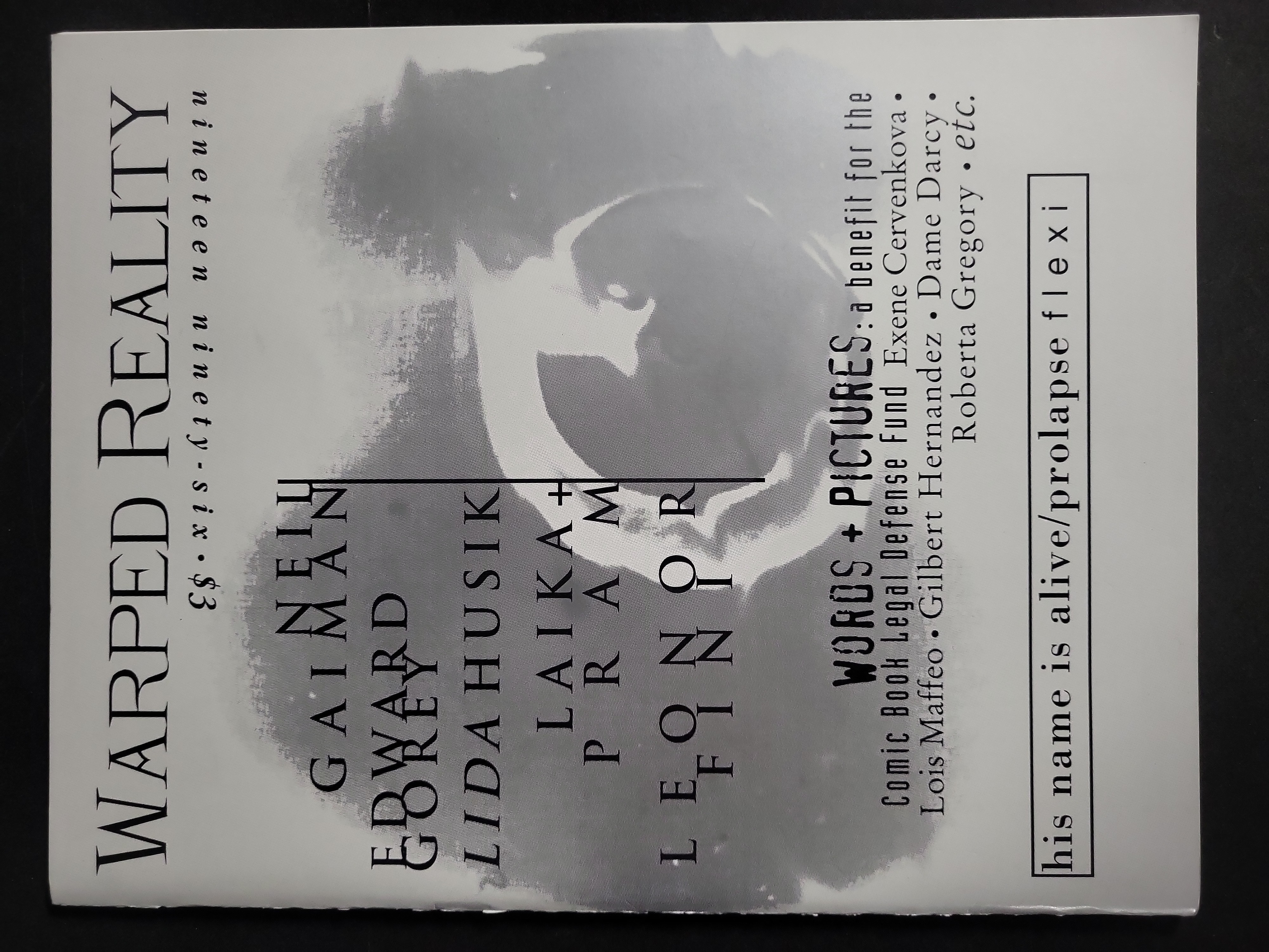 I04048 | Warped Reality Zine with Flexi-Disc