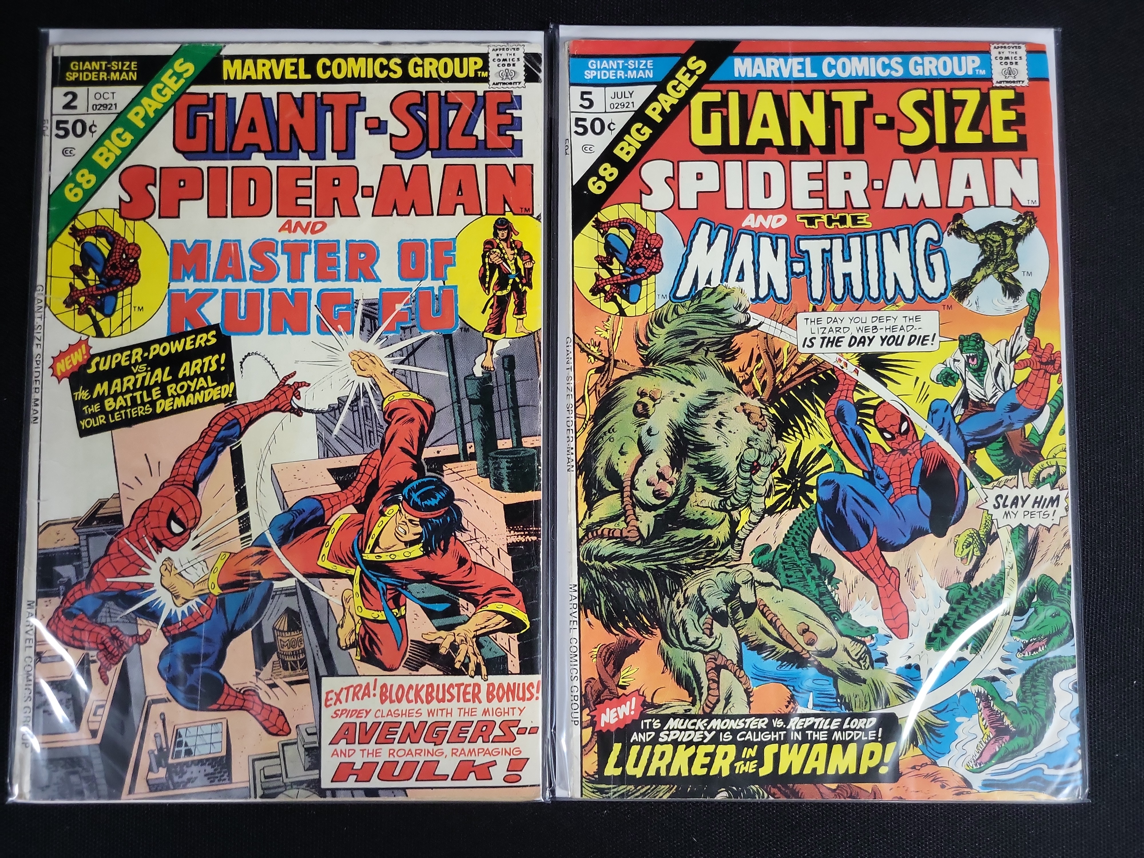 I04801 | Two Marvel Giant-Size Spider-Man Comics