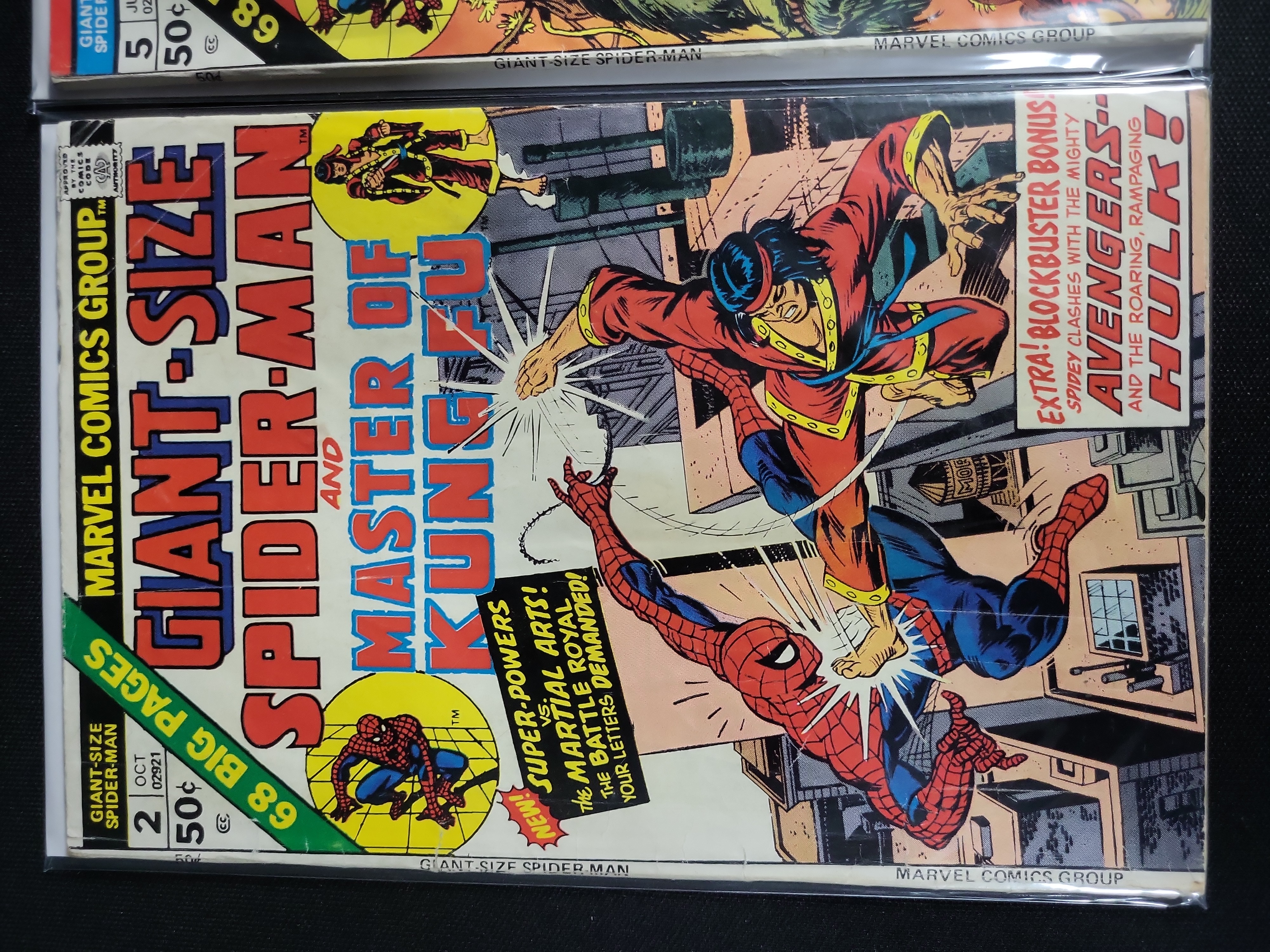 I04801 | Two Marvel Giant-Size Spider-Man Comics