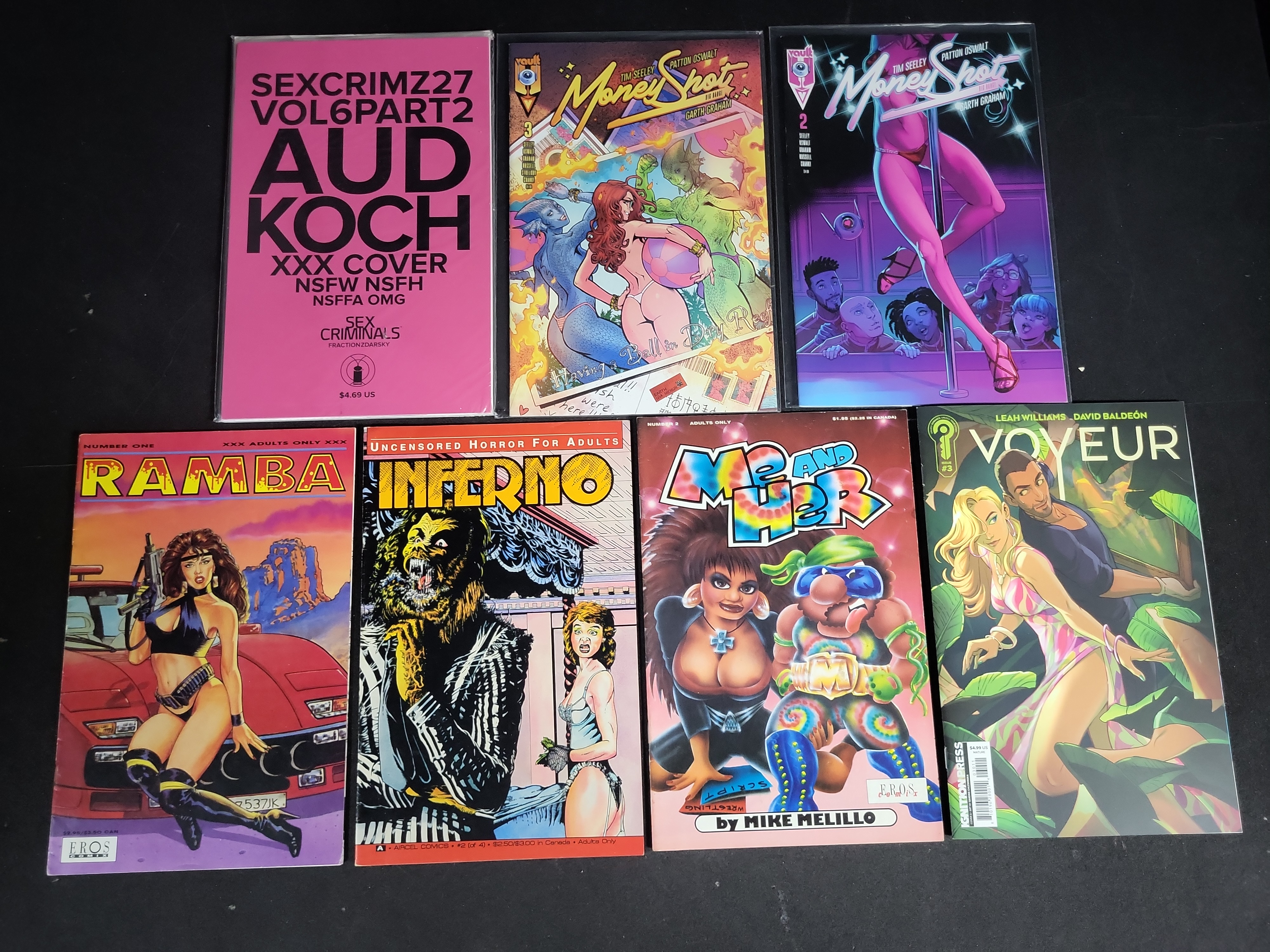 I04505 | A Group of Seven Mature Comics