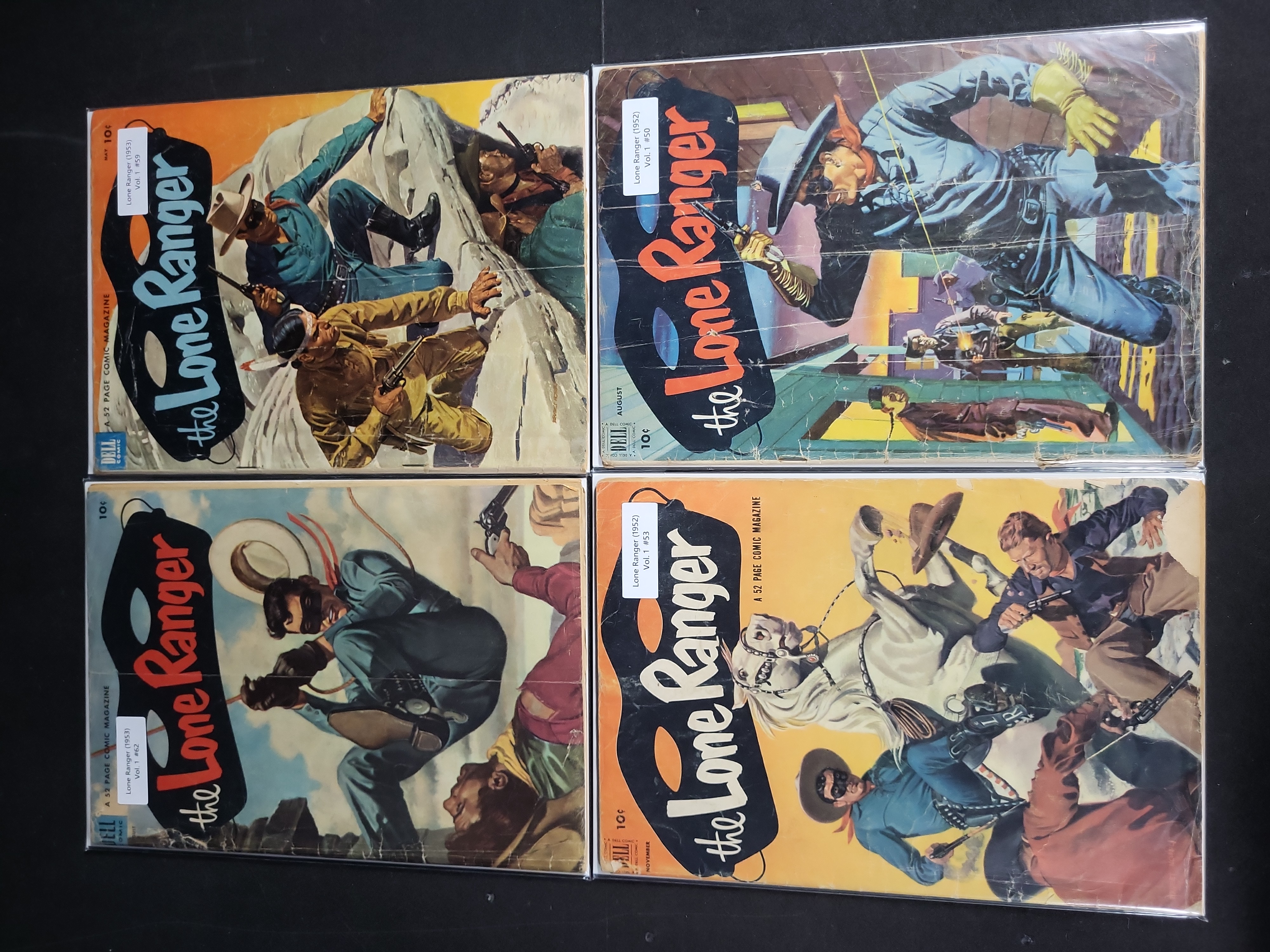 I04780 | Four Lone Ranger Dell Comics