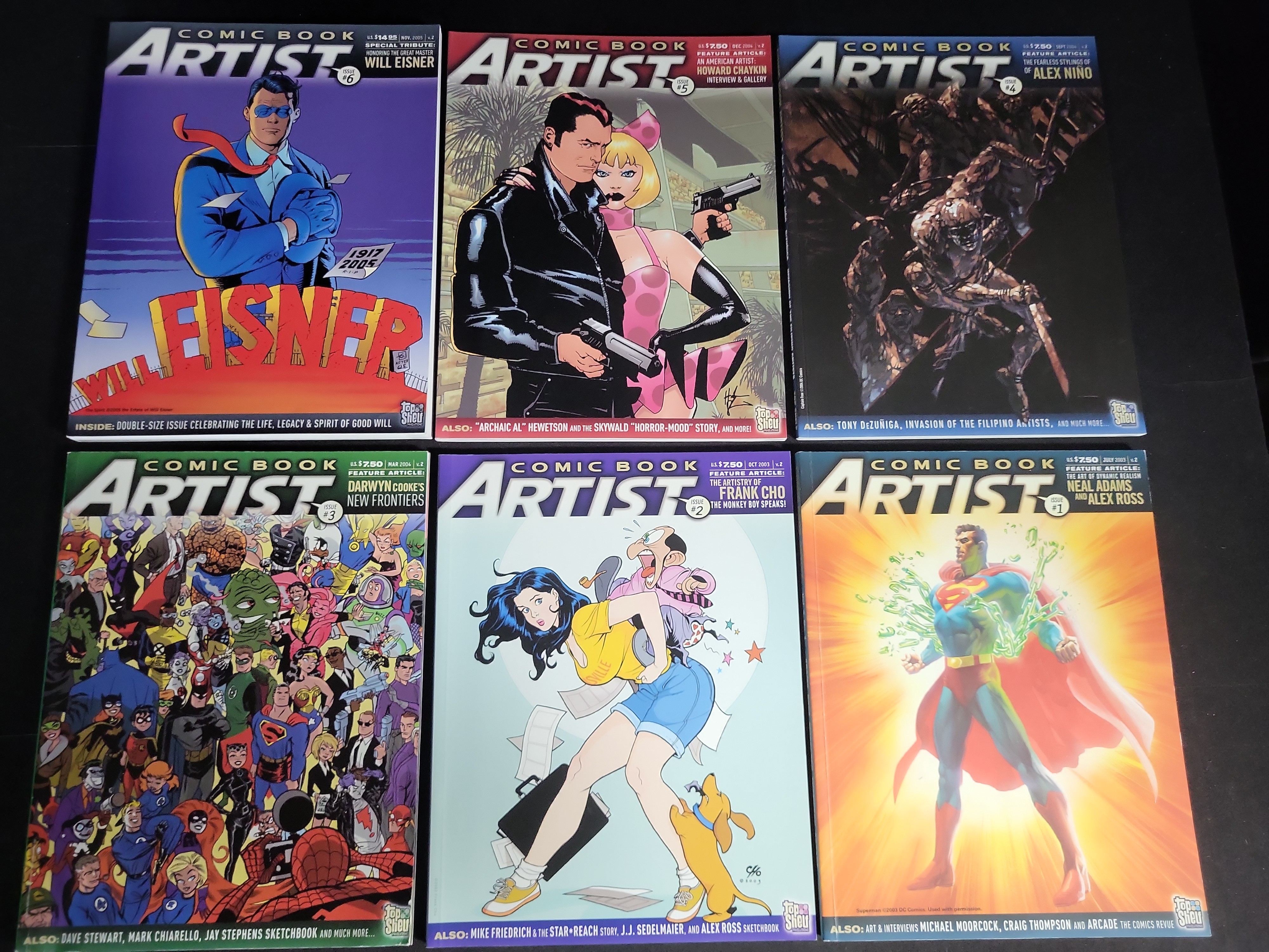 I04045 | Collection of Comic Book Artist Magazines