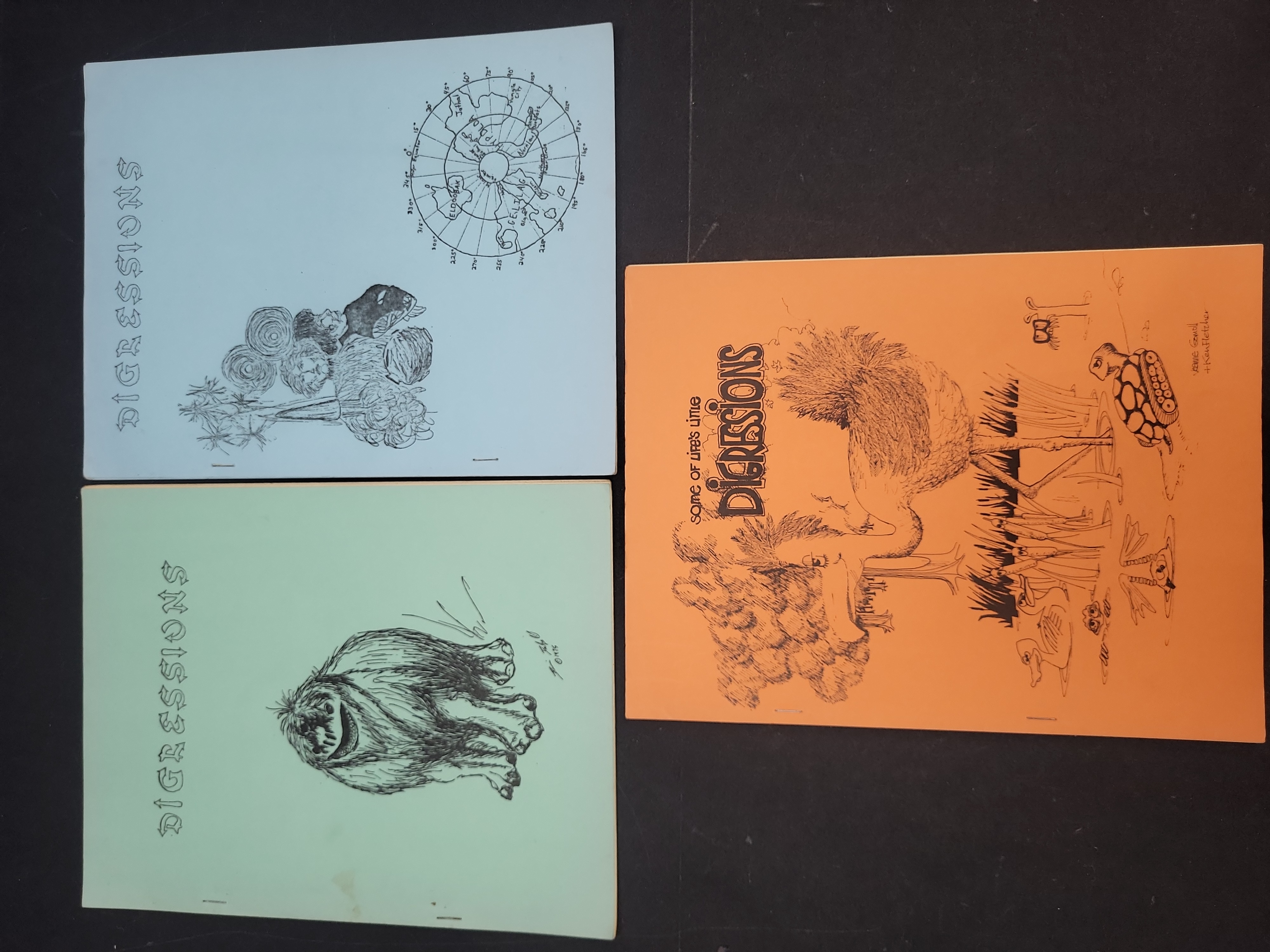 I03957 | Three Digressions Science Fiction Fanzines