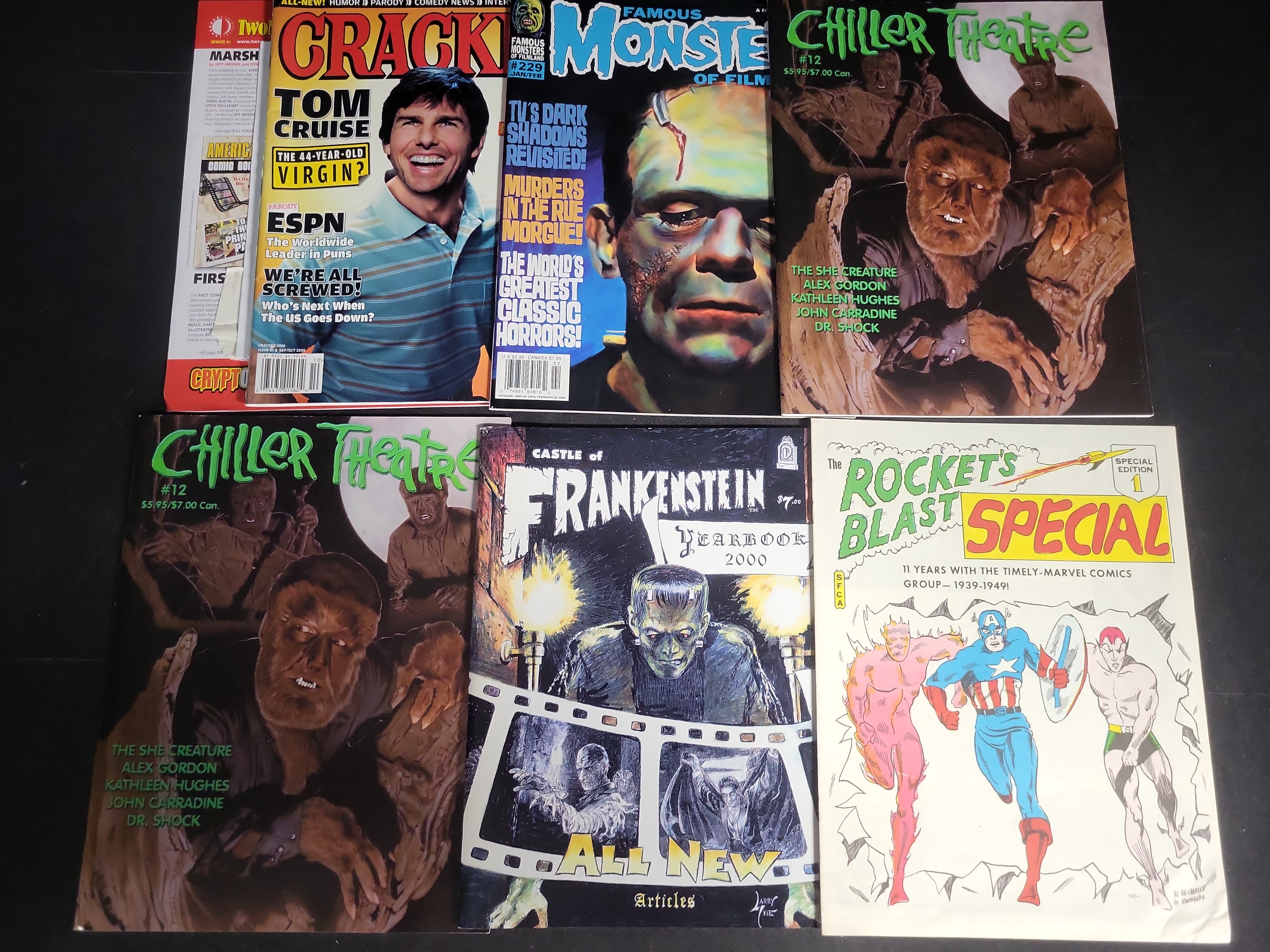 I04046 | Group of Horror and Comic Magazines