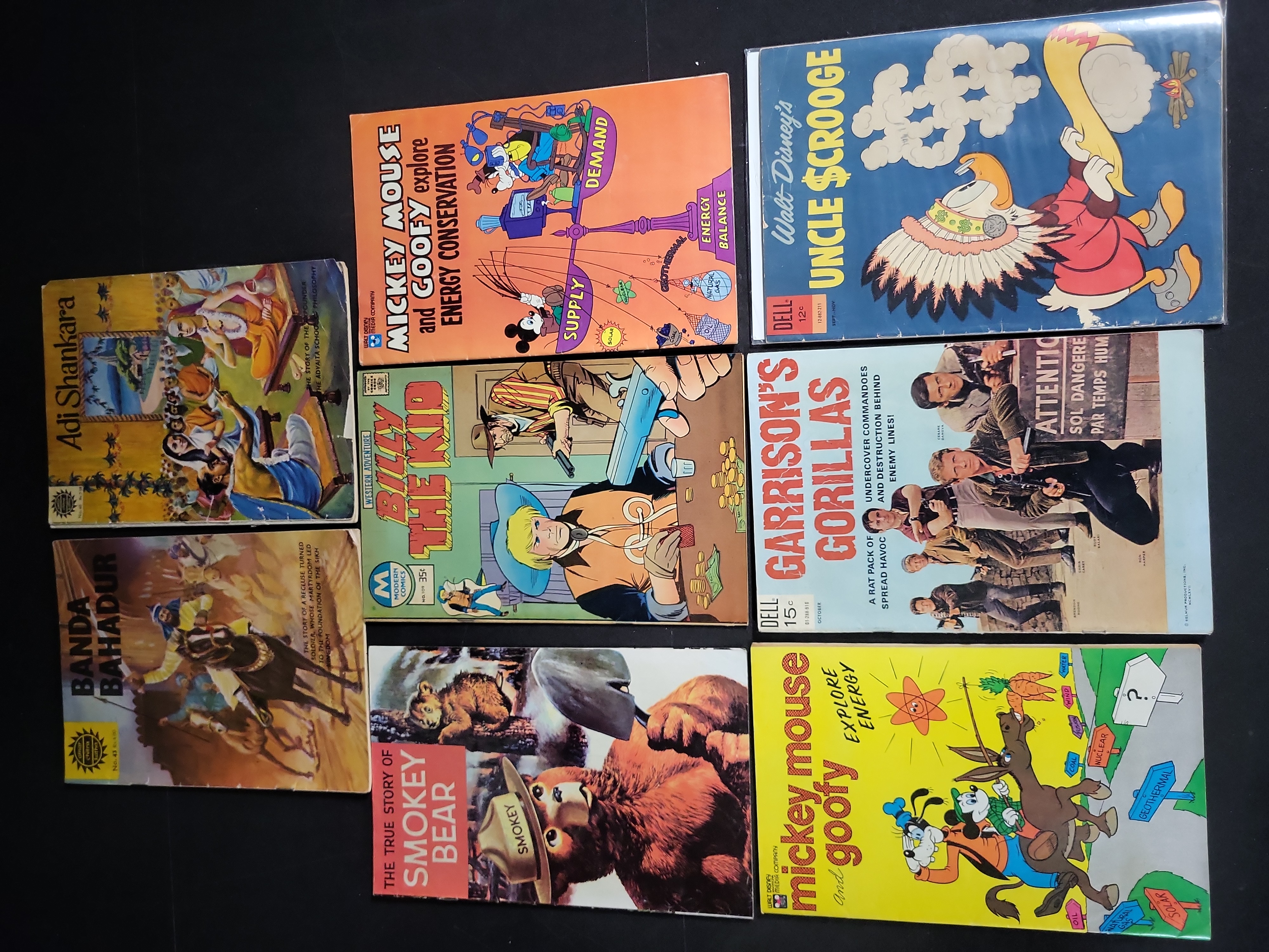 I04511 | Collection of Eight Vintage Comic Books