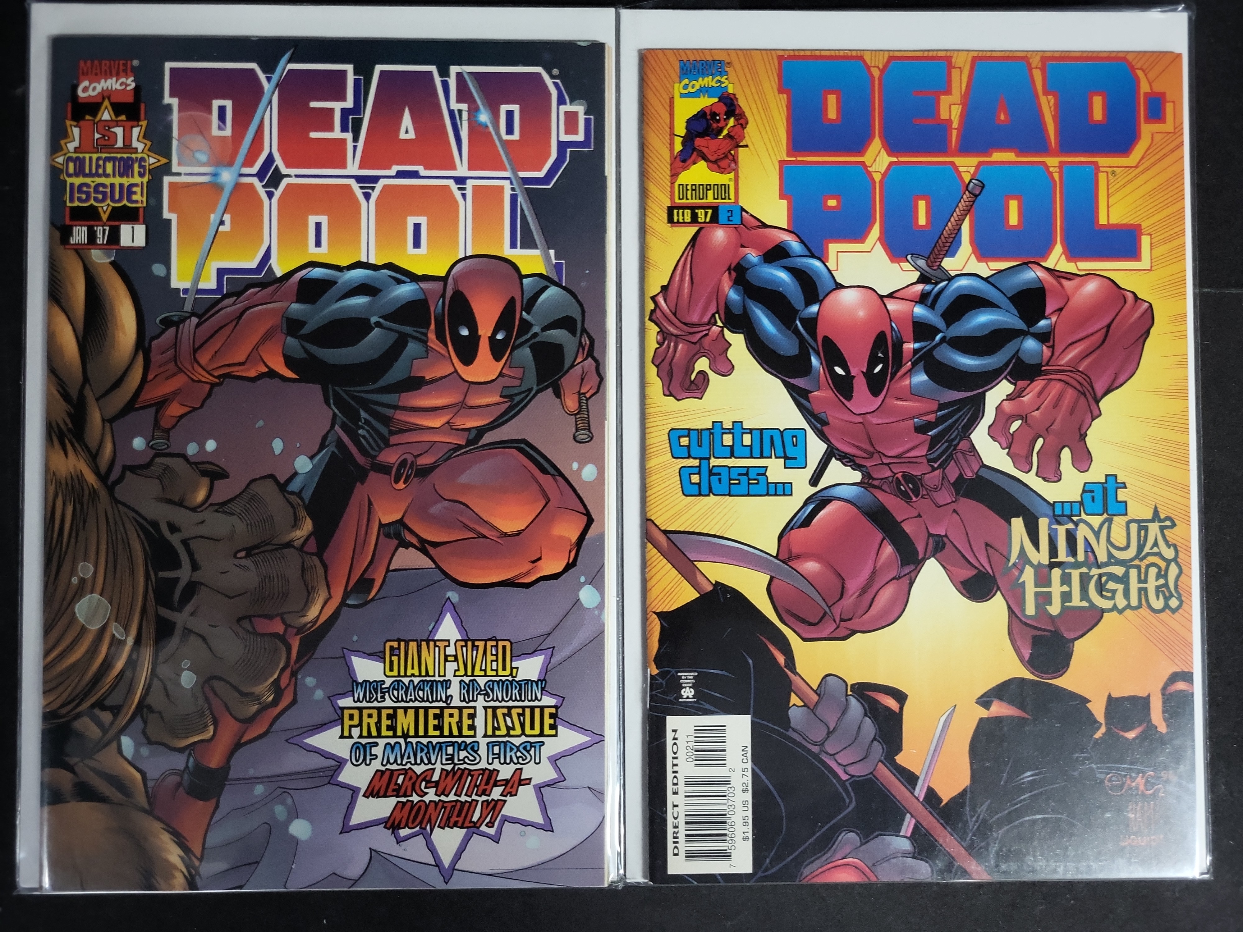 I04017 | Two Deadpool Marvel Comic Books