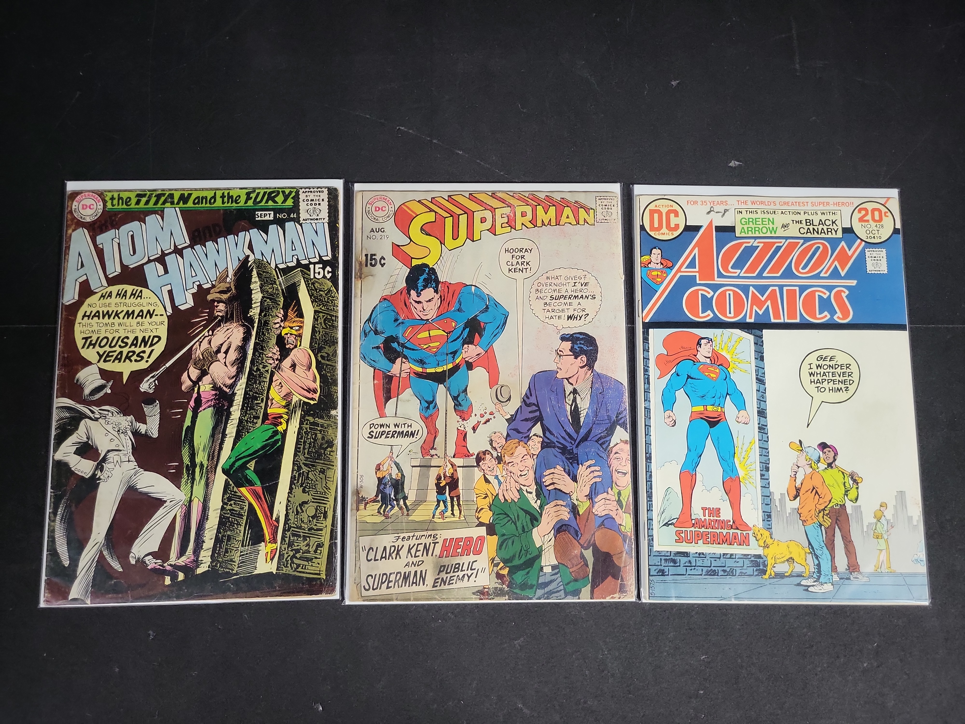 I04777 | Three Vintage DC Comic Books