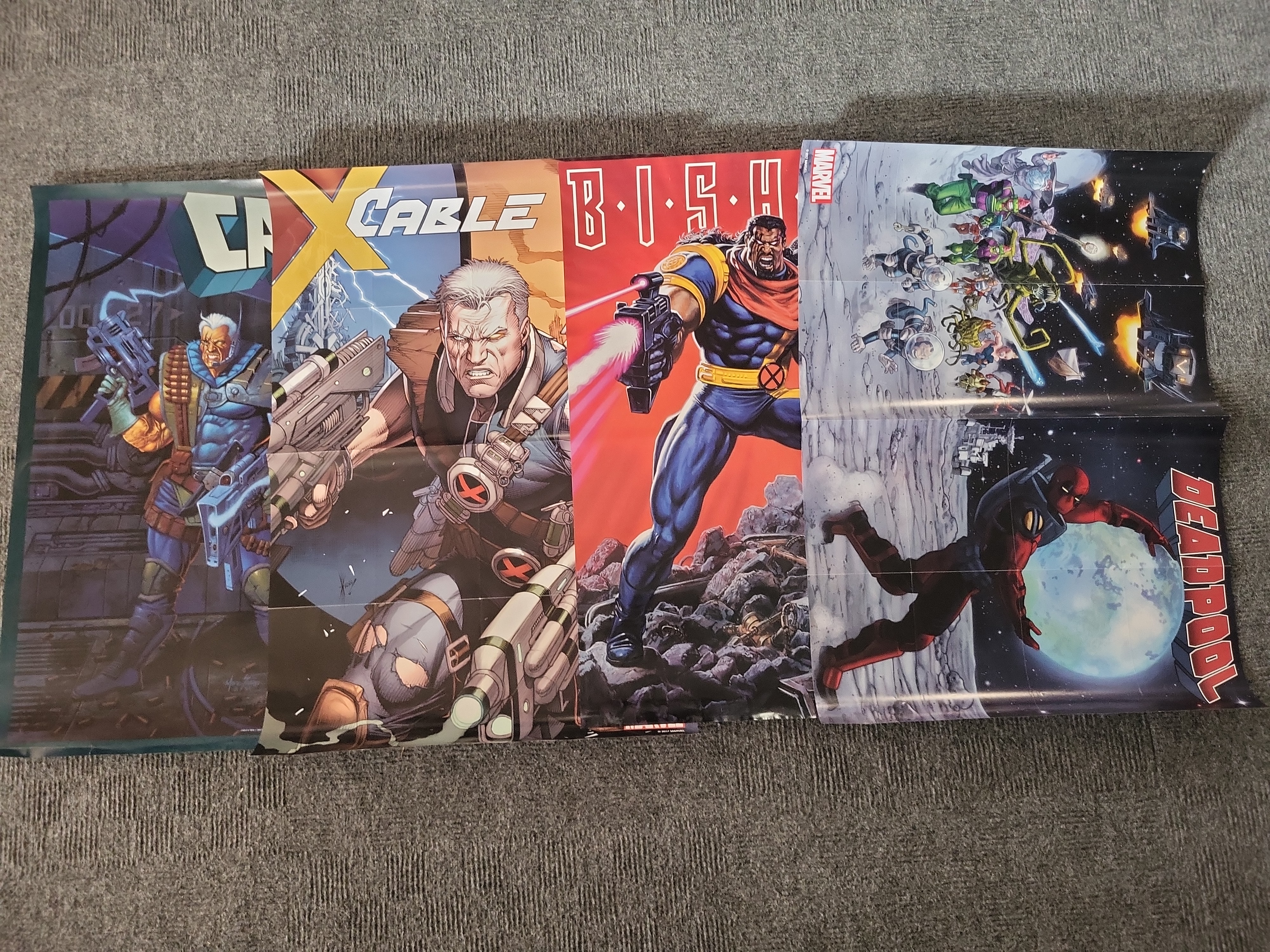 I04608 | Marvel Comics Promotional Poster Collection Cable, Bishop, and Deadpool