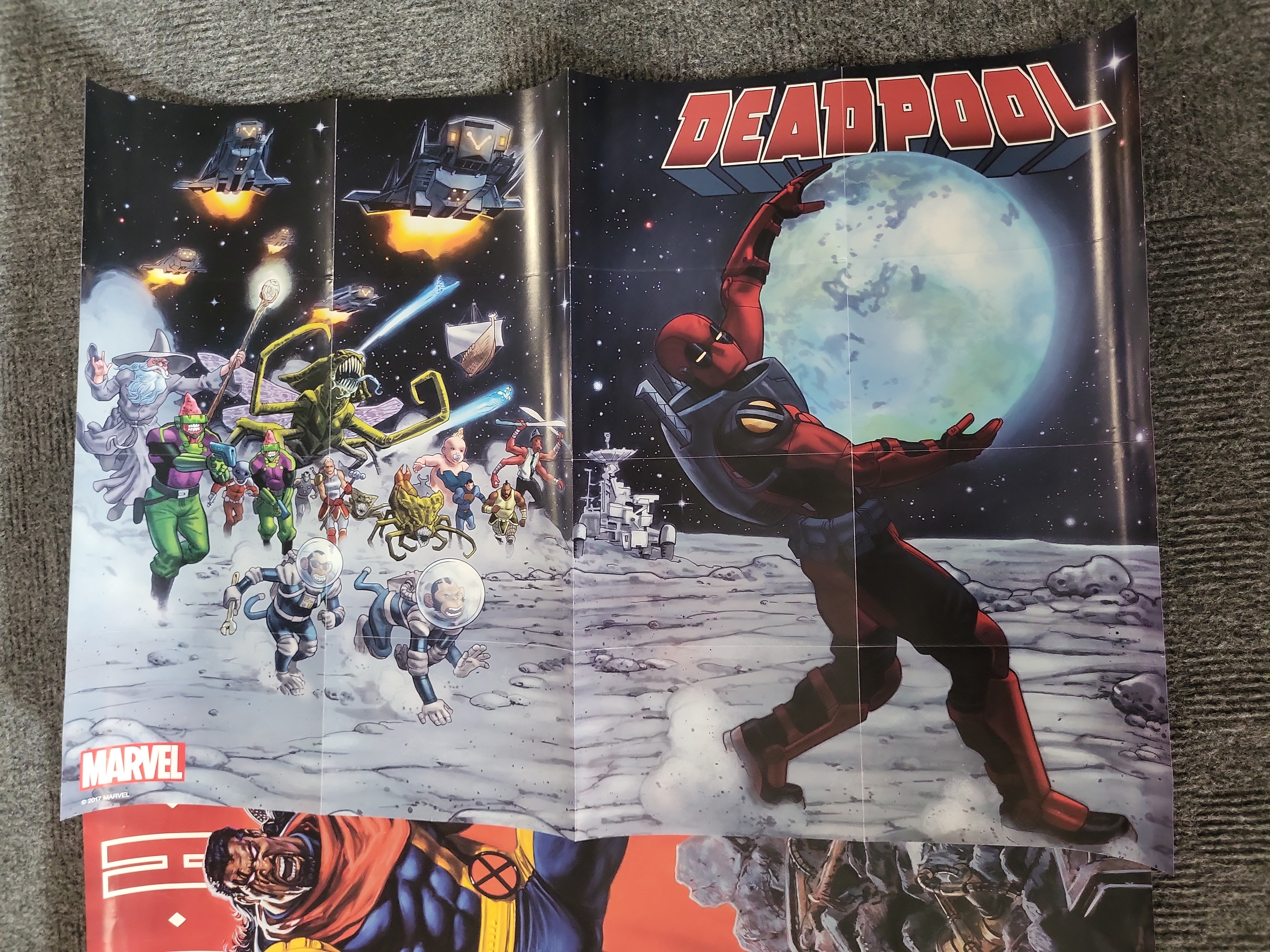 I04608 | Marvel Comics Promotional Poster Collection Cable, Bishop, and Deadpool