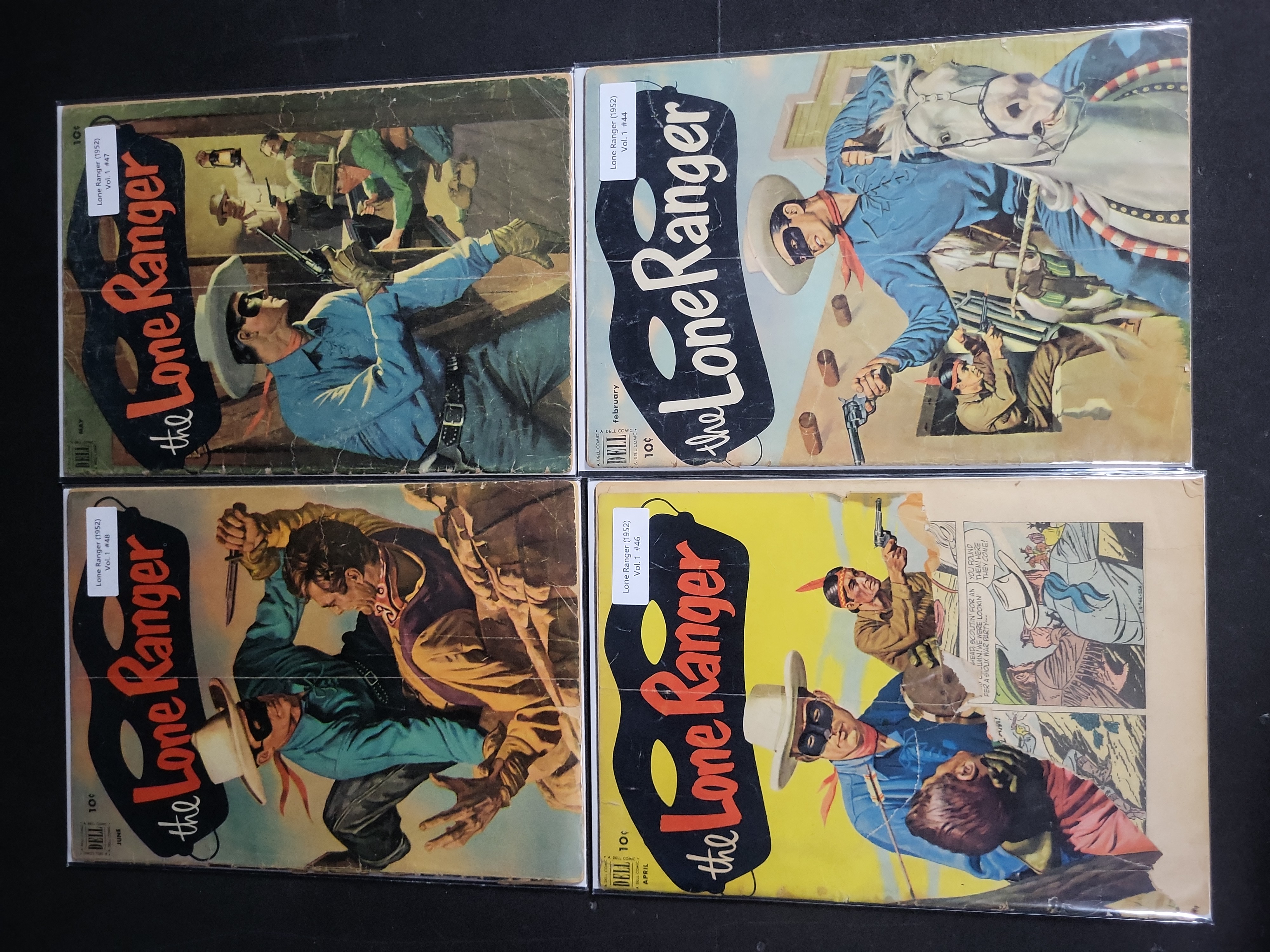 I04779 | Four Dell Lone Ranger Comics