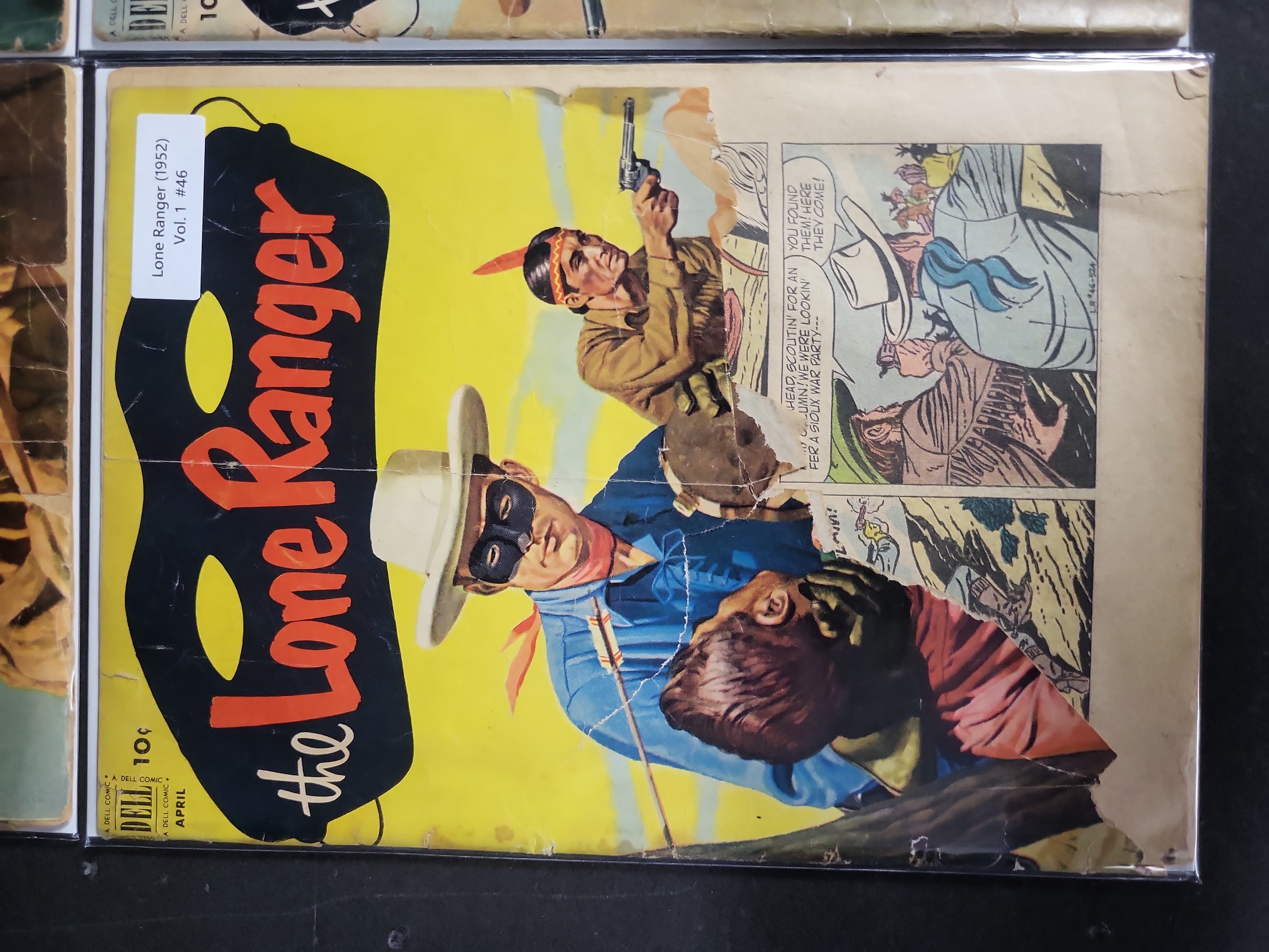 I04779 | Four Dell Lone Ranger Comics