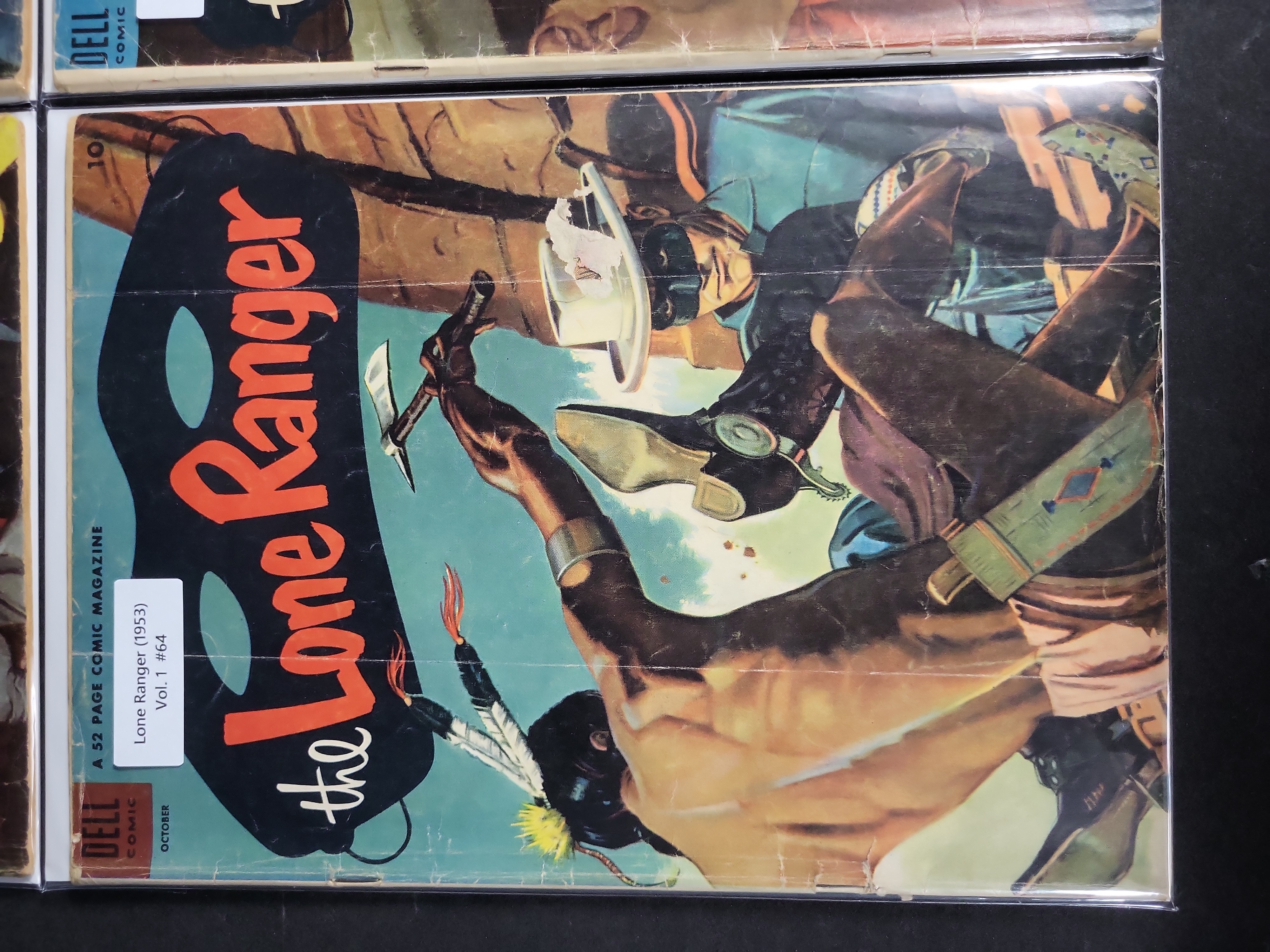 I04781 | Four Vintage Lone Ranger Dell Comics