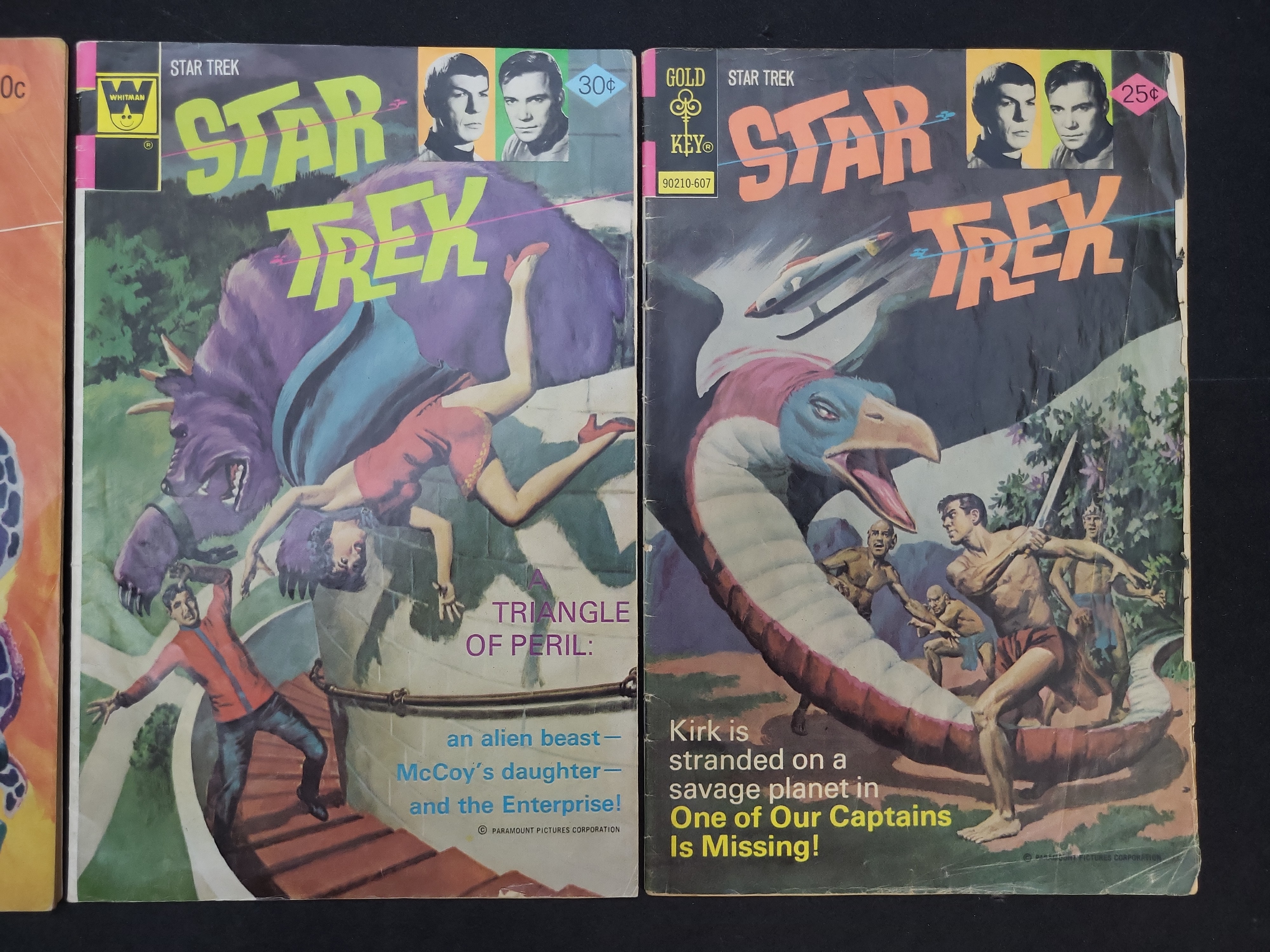 I03990 | Trio of Vintage Star Trek Comics