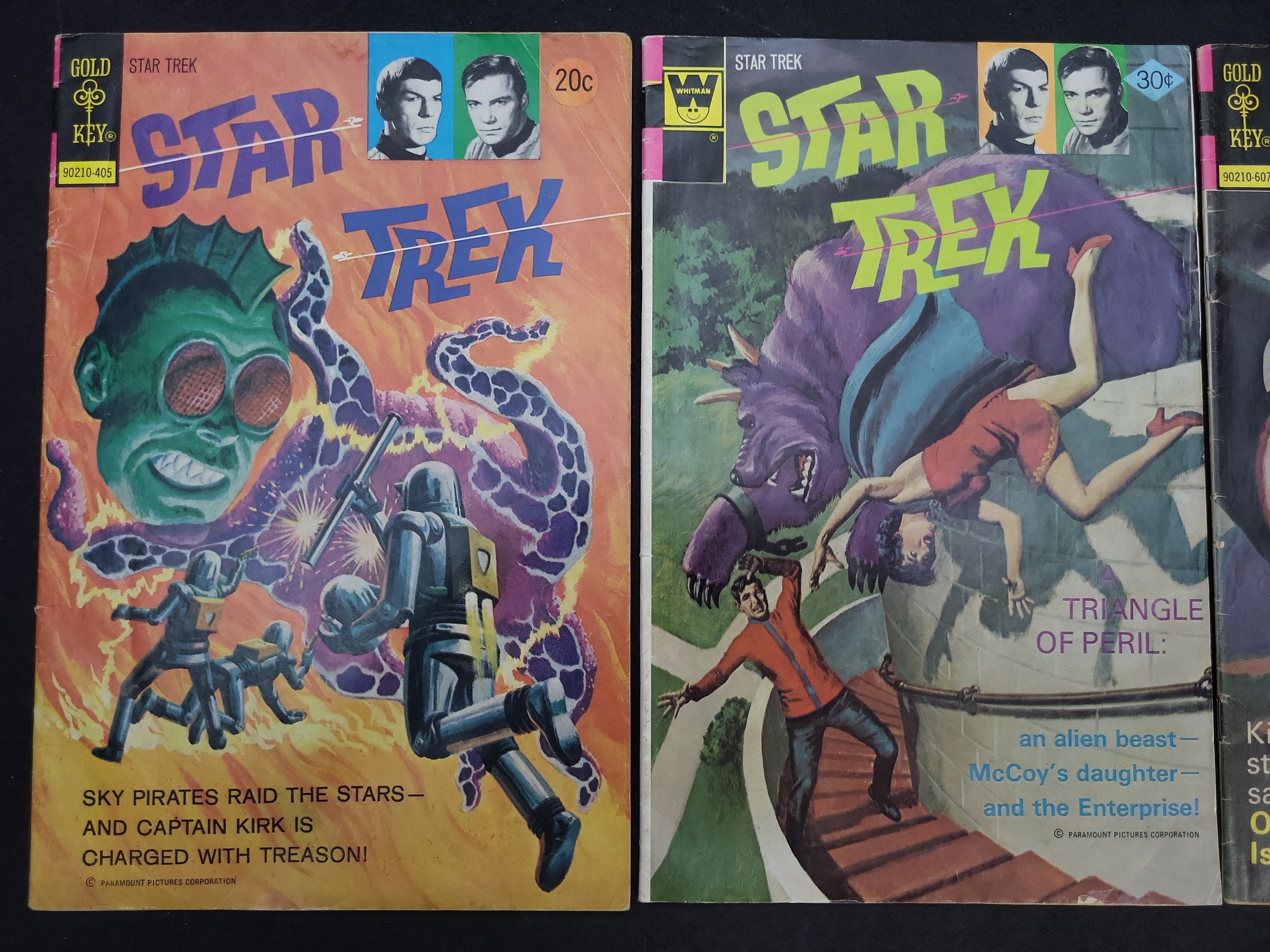 I03990 | Trio of Vintage Star Trek Comics