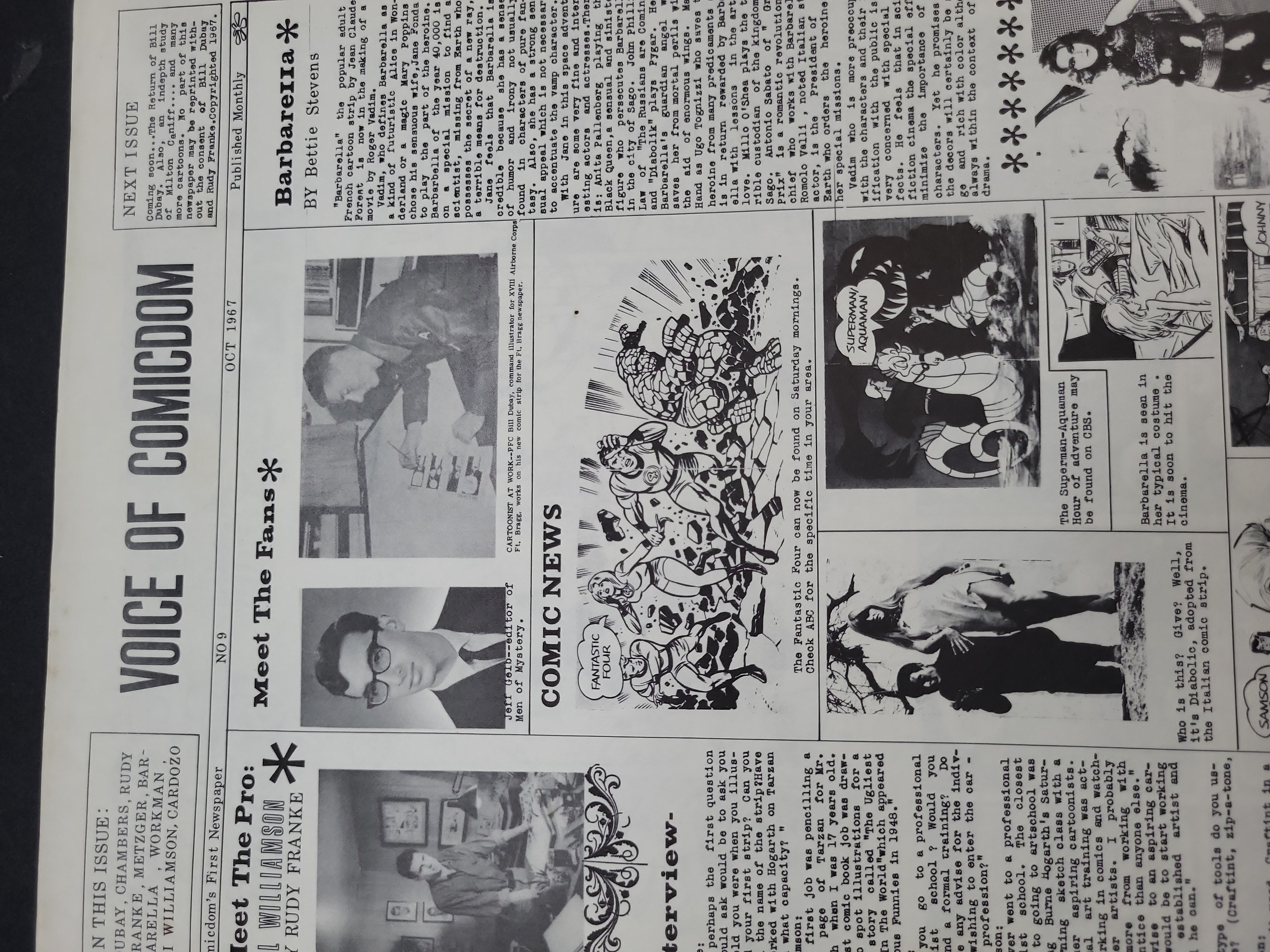 I03963 | Voice of Comicdom No. 9 Newspaper