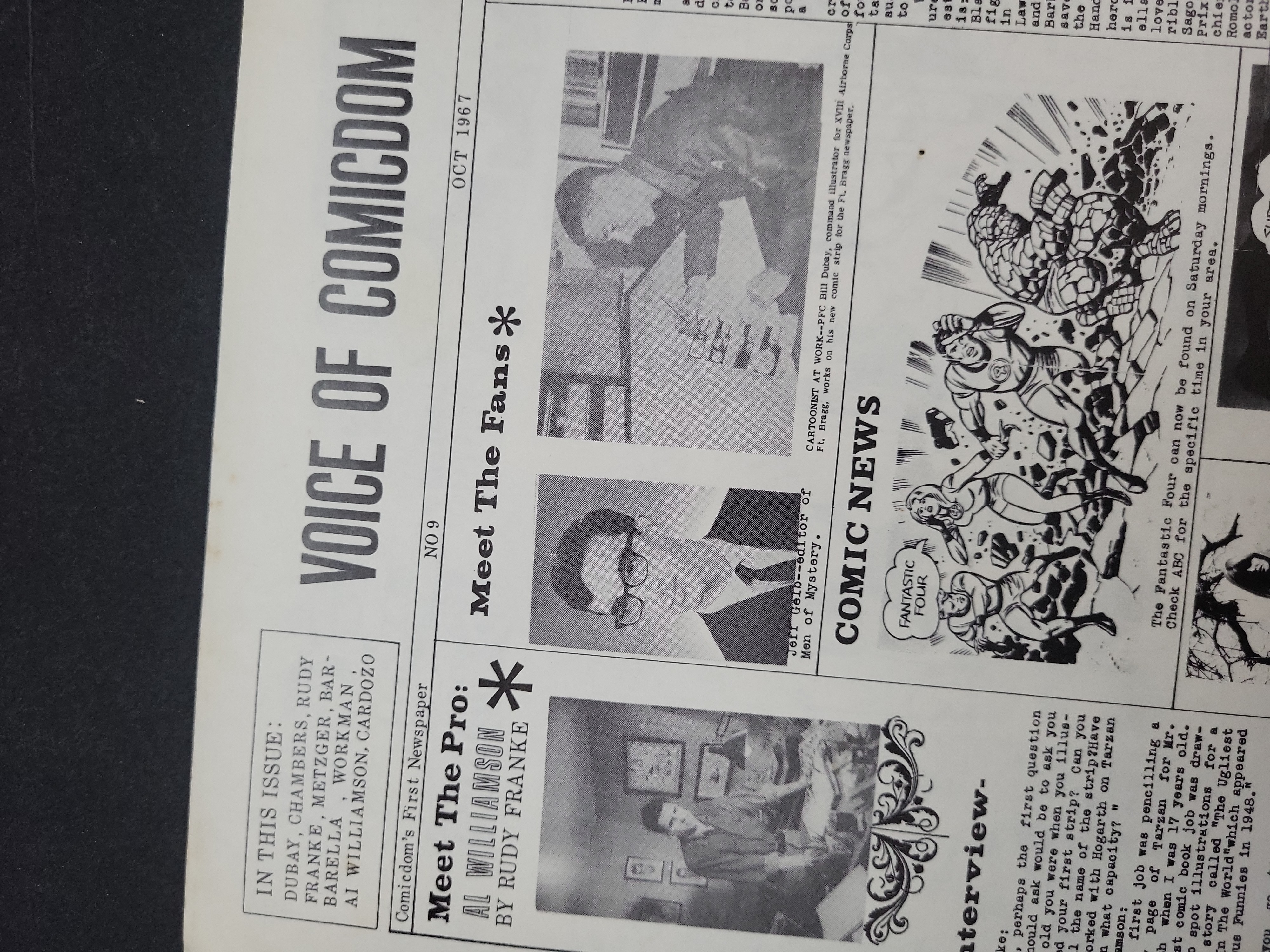I03963 | Voice of Comicdom No. 9 Newspaper