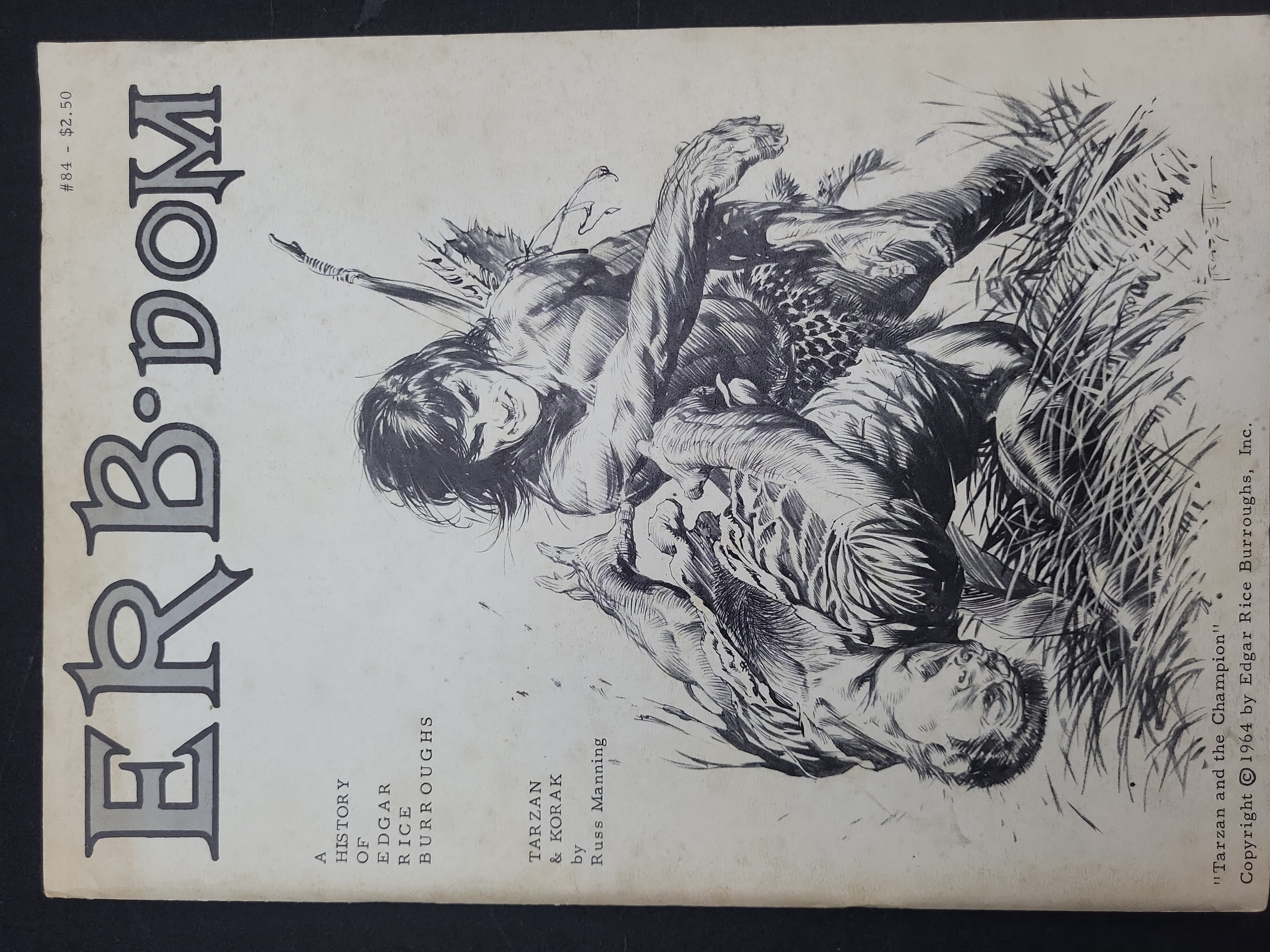I03942 | ERB-dom Issue 84 Frazetta Fanzine