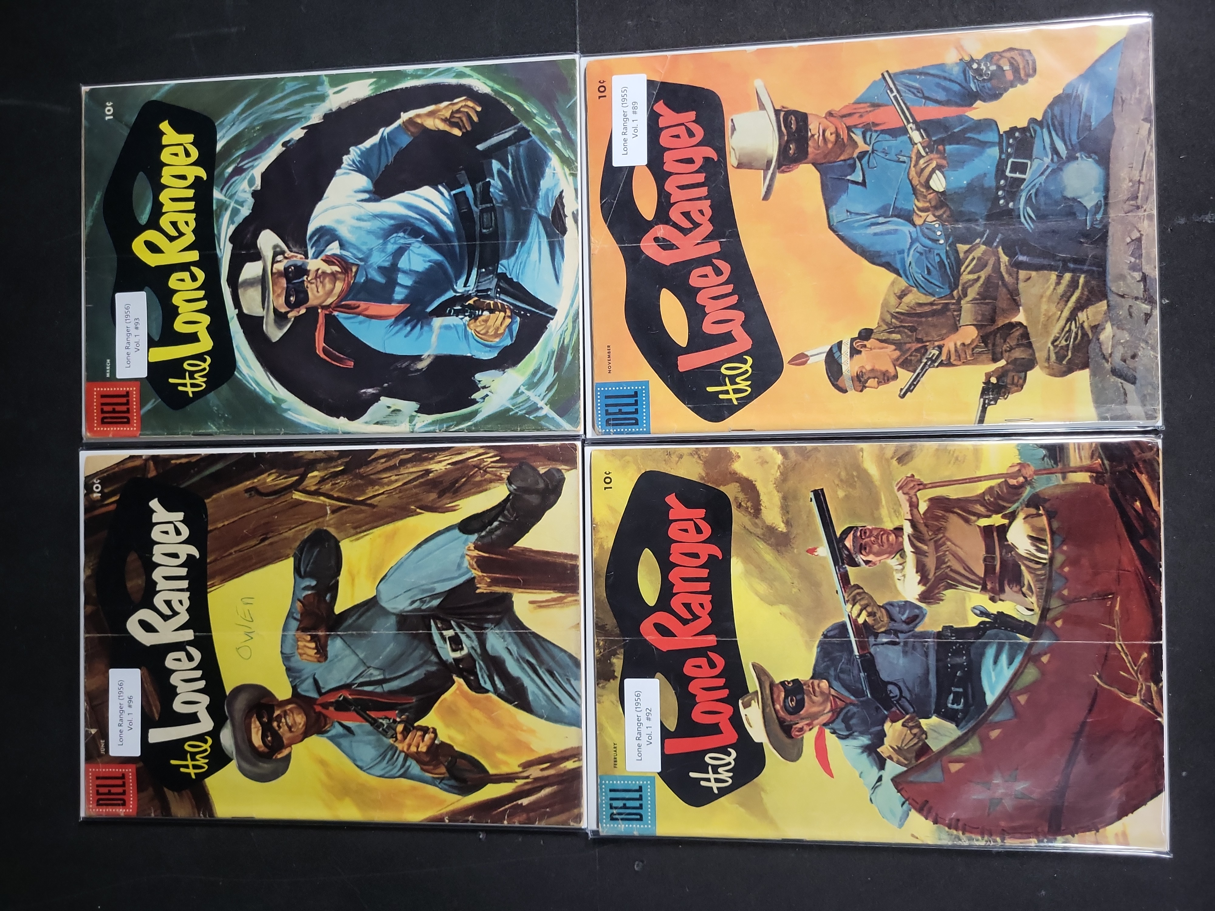 I04784 | A Group of Four Dell Lone Ranger Comics