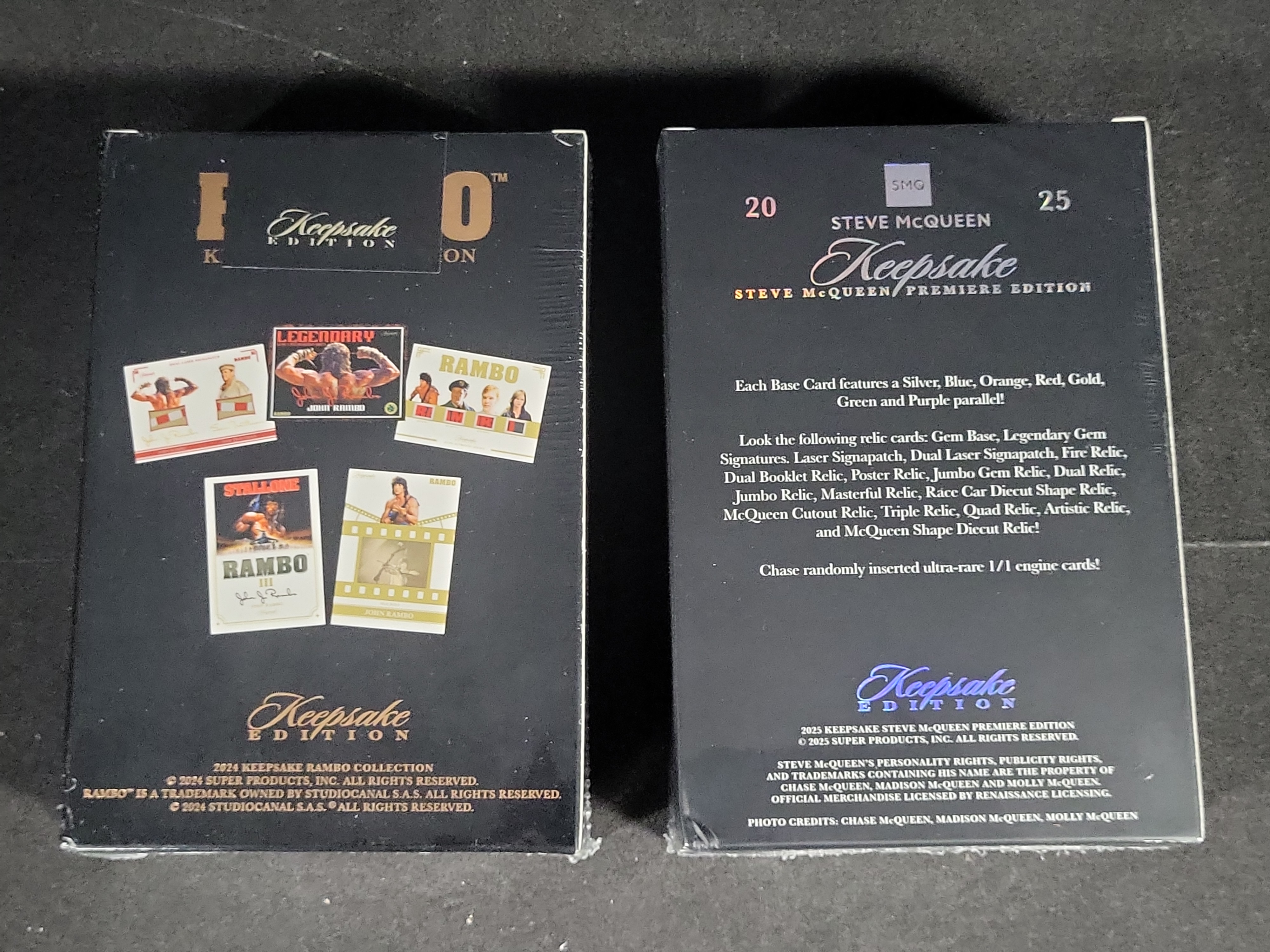 I04464 | Two Keepsake Edition Trading Card Boxes