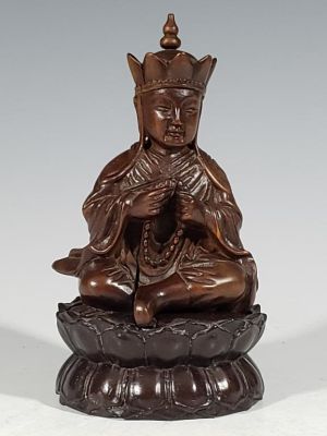 Late Qing Chinese Huangyang Wood Carved Figural. 3.25" H