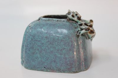 Chinese Jun Ware Porcelain Washer 6cm by 5cm H Please note the absence of a condition report