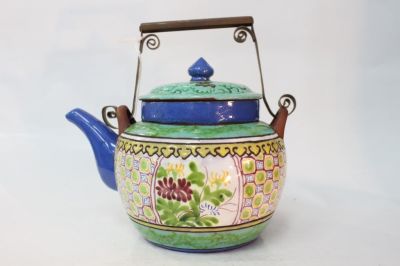 Chinese Yixing Zisha Teapot. 7 1/2" W 5 1/4" H Please note the absence of a condition report