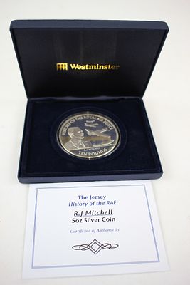 Silver RAF &pound;10 proof coin