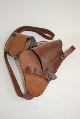 U.S. leather shoulder holster and ankle holster from South Africa