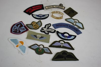 Collection of Special Forces, para etc cloth badges (16)