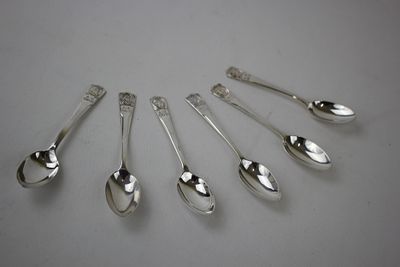 Six Jubilee spoons HM Silver 1910-1935 weight c 54.18 gm