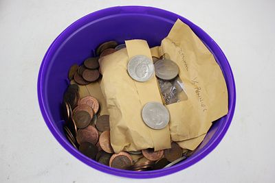 A collection of coins