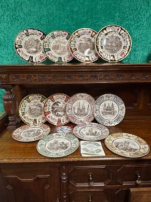 Mason's China - twelve Christmas plates from 1975-1986 in original boxes