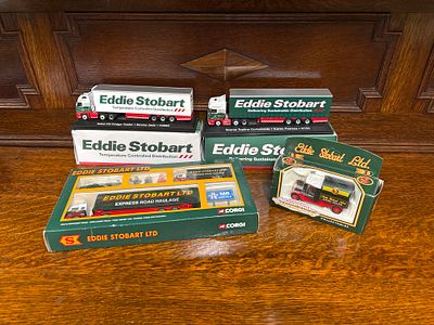 Eddie Stobart, one boxed set and three others two named Karen Patricia and the other Emma Jade