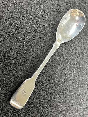 An Irish hallmarked silver spoon (Dublin 1845/46) weighing 16.77 gm
