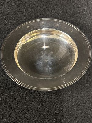 A HM Silver Armada dish diameter 12.5 cm and weighing 129.87 gm