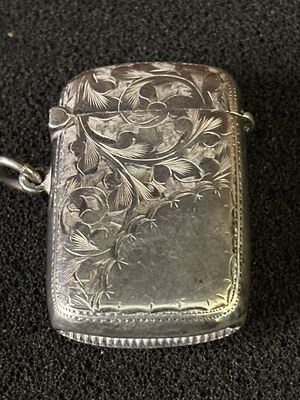 A HM Silver Vesta case