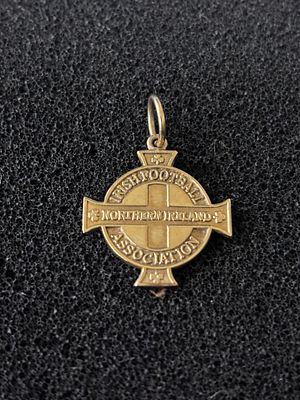An Irish Football Association (Northern Ireland) medallion -not yet tested