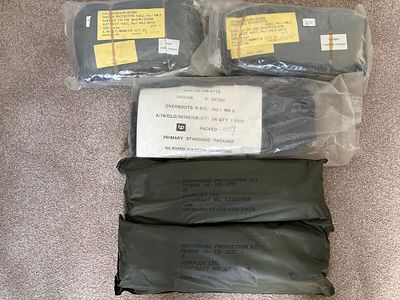 A Collection of British Military Cold War NBC Protective Equipment and Individual Protection Kits. 